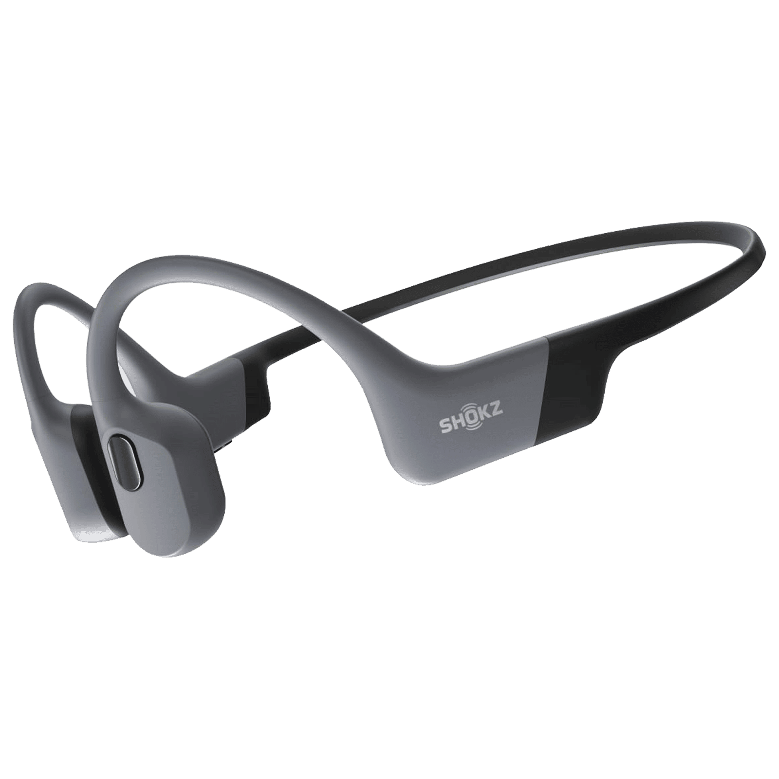 SHOKZ OpenSwim Pro Bone Conduction Bluetooth Headphone with Environmental Noise Cancellation (IP68 Waterproof, Built For Swimming, Grey)
