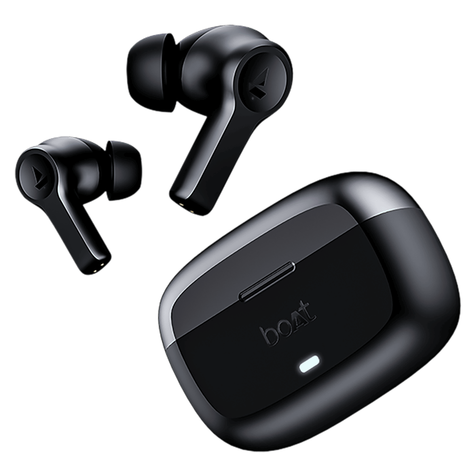 boAt Nirvana Lucid TWS Earbuds with Active Noise Cancellation (IPX5 Water Resistant, ASAP Charge, Gunmetal Black)
