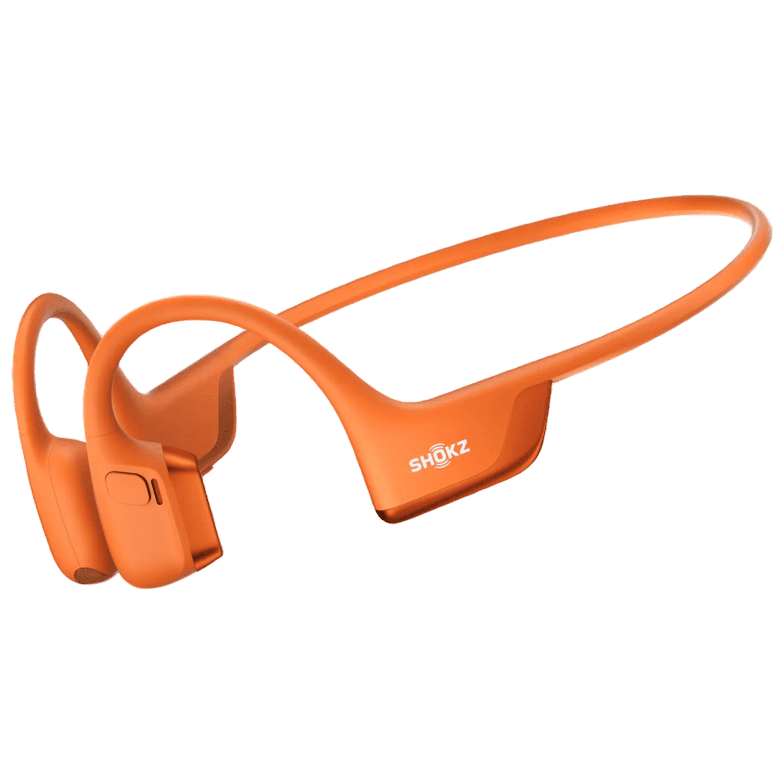 SHOKZ OpenRun Pro 2 Bone Conduction Bluetooth Headphone with Active Noise Cancellation (IP55 Water Resistant, Quick Charge, Orange)