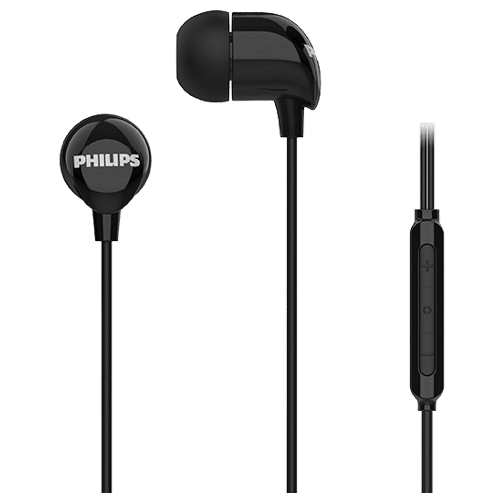 PHILIPS TAE2146 Wired Earphone with Mic (USB Type-C Connector, In Ear, Black)