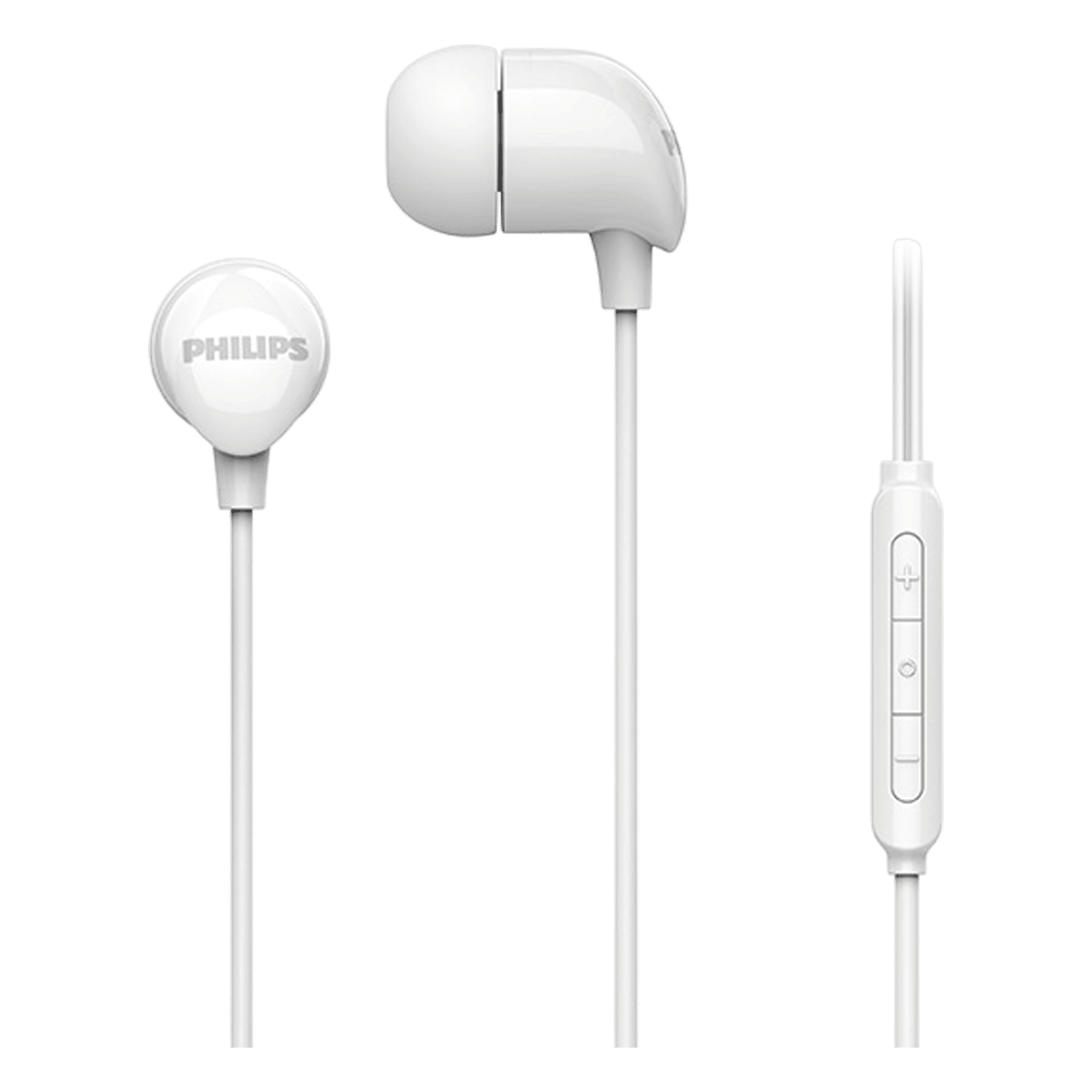 PHILIPS TAE2146 Wired Earphone with Mic (USB Type-C Connector, In Ear, White)