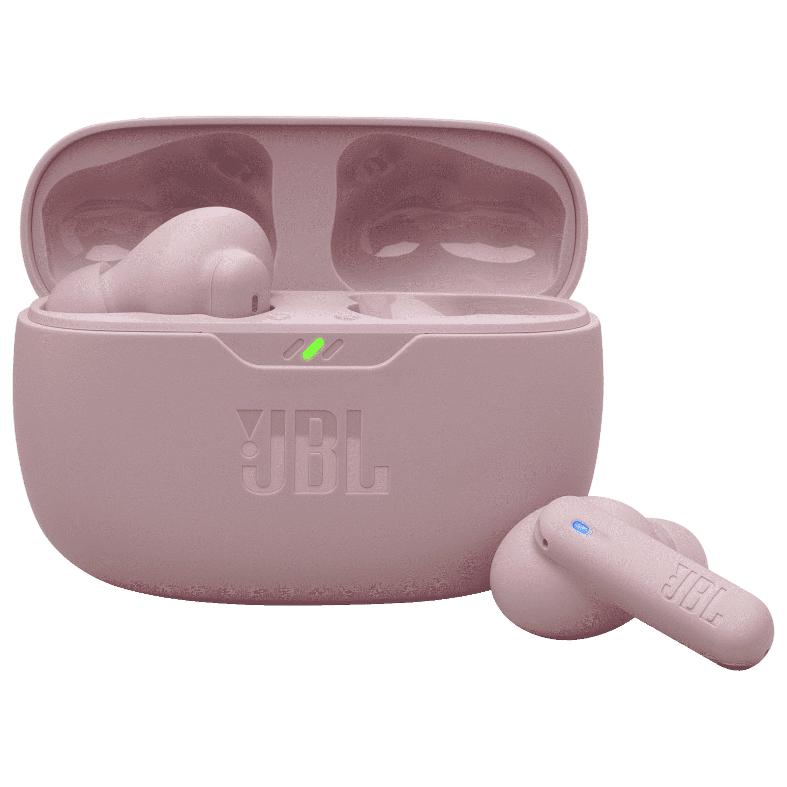 JBL Wave Beam 2 TWS Earbuds with Active Noise Cancellation (IP54 Water Resistant, 40 Hours Playtime, Pink)