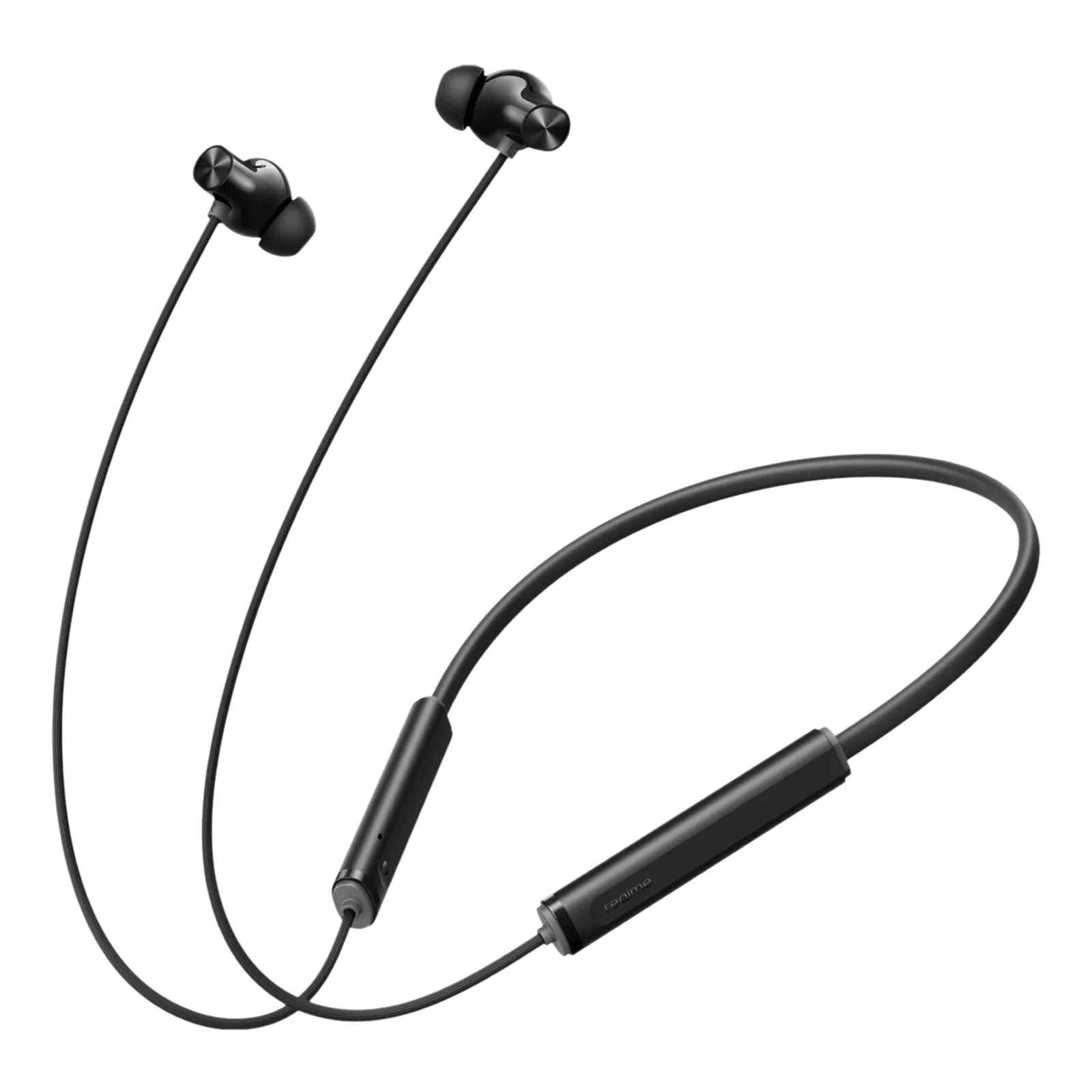 realme Buds Wireless 5 Neckband with Active Noise Cancellation (IP55 Dust & Water Resistant, Smart De-Wind Technology, Midnight Black)