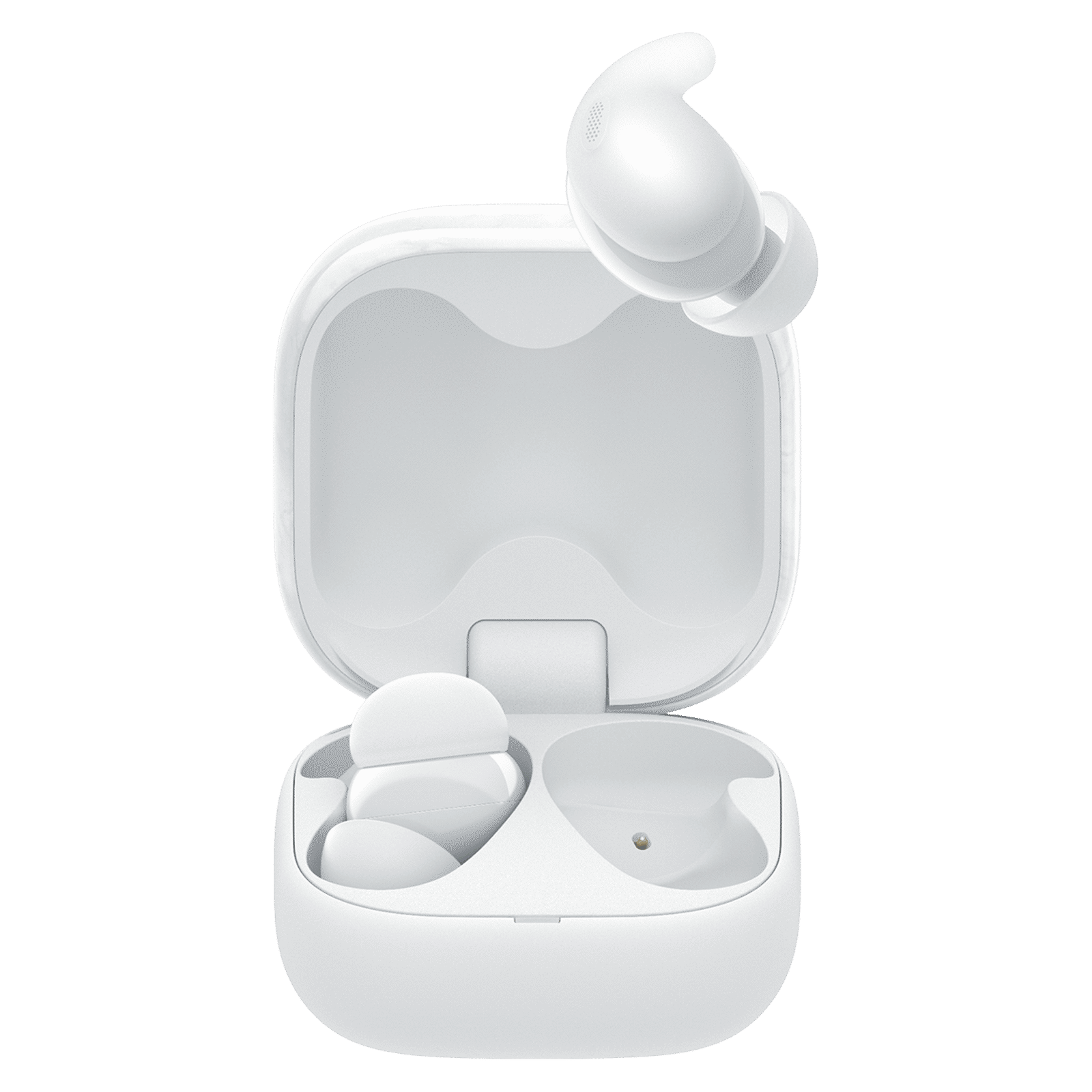 SONY LinkBuds Fit WF-LS910N TWS Earbuds with Active Noise Cancellation (IPX4 Water Resistant, Quick Charge, White)