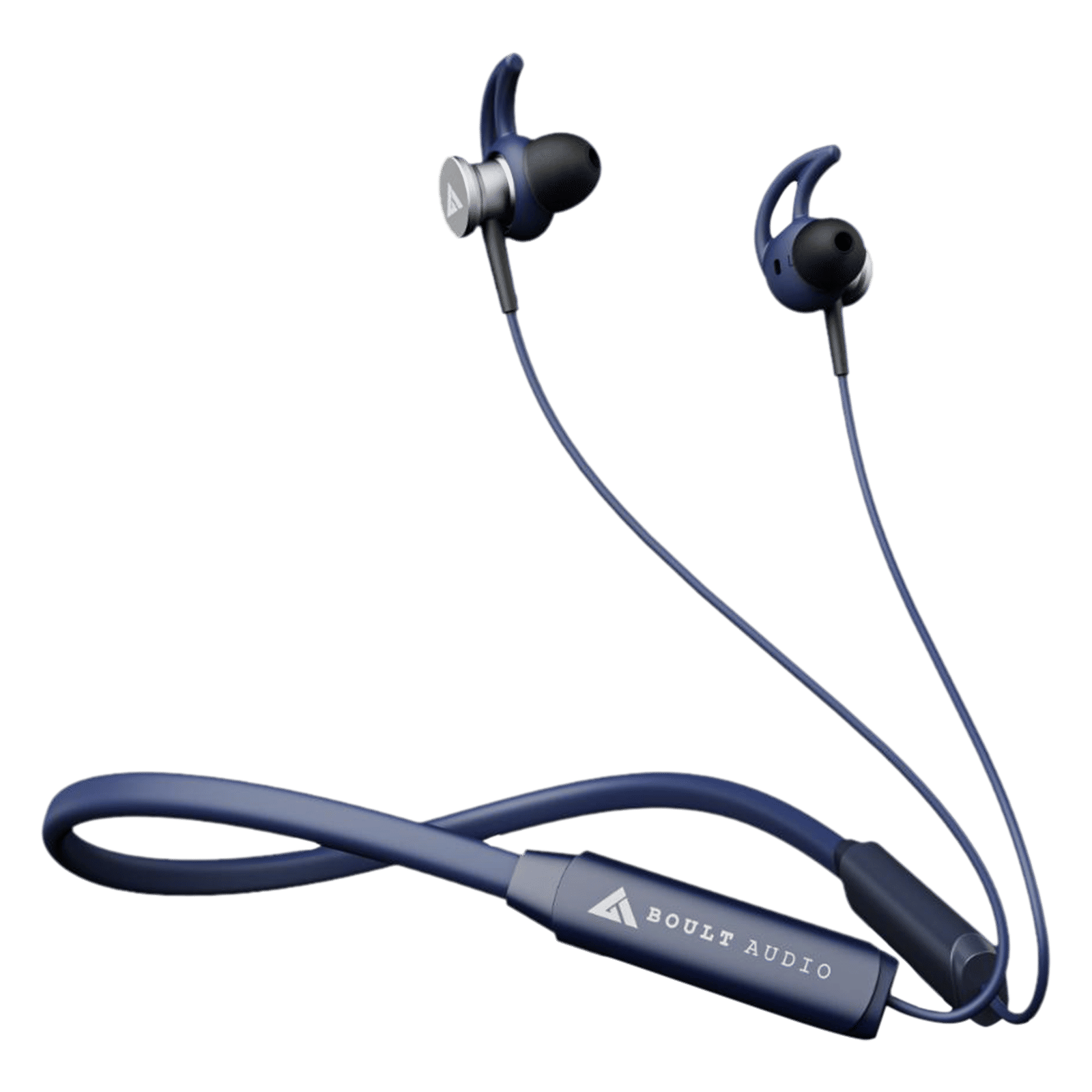 GOBOULT GX Charge RGNB156BLU Neckband with Environmental Noise Cancellation (IPX5 Water Resistant, Lightning GOBOULT Fast Charging, Blue)