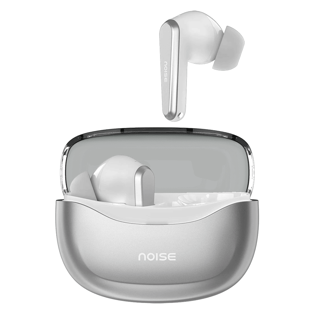 noise Buds VS601 TWS Earbuds with Environmental Noise Cancellation (IPX5 Water Resistant, Instacharge, Silver Grey)