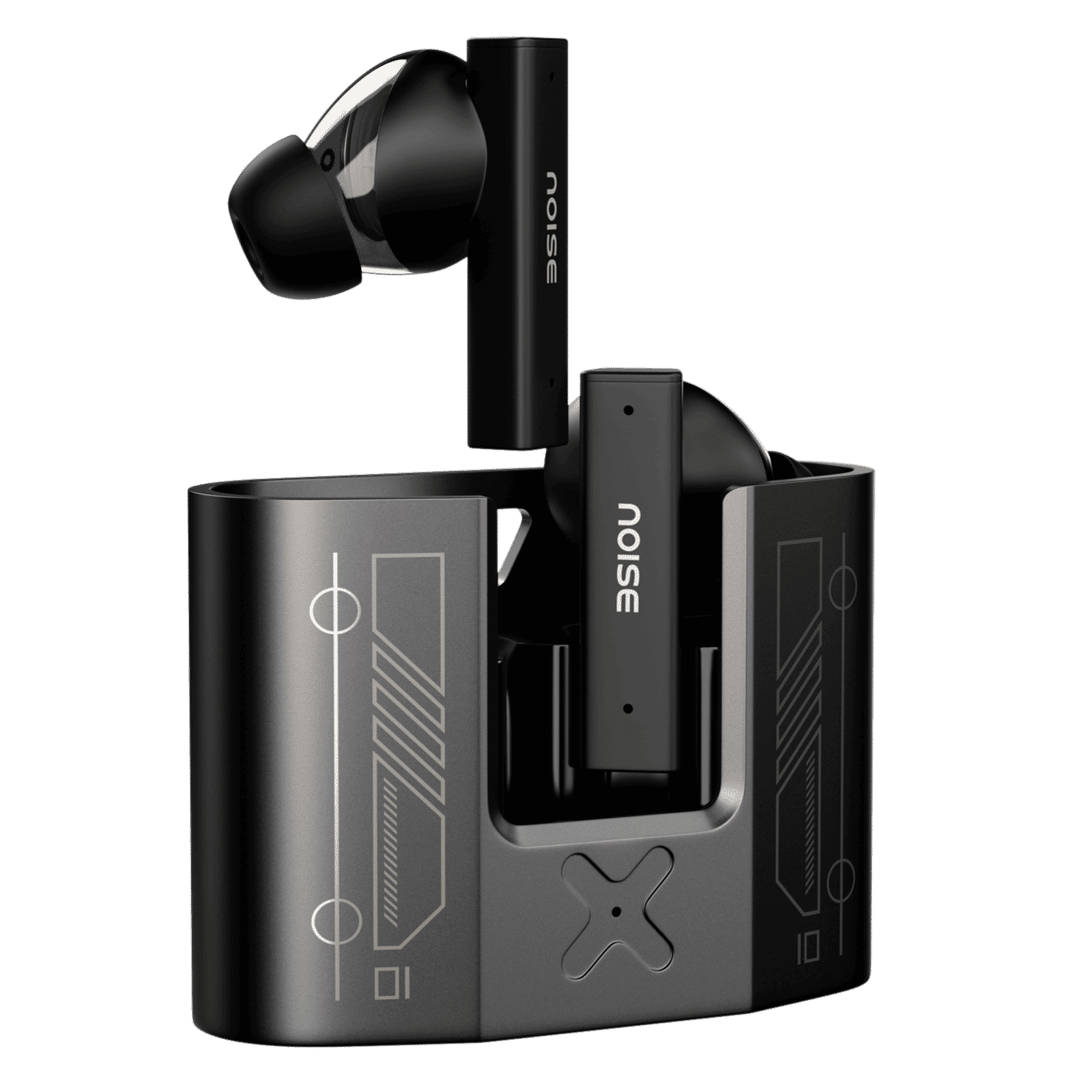 noise Buds Marine AUDHDPHNBUDSMARINE TWS Earbuds with Active Noise Cancellation (IPX4 Water Resistant, Dual Pairing, Marine Black)