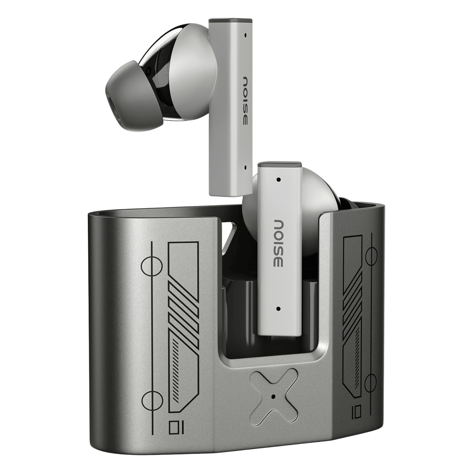 noise Buds Marine TWS Earbuds with Active Noise Cancellation (IPX4 Water Resistant, Dual Pairing, Marine Grey)