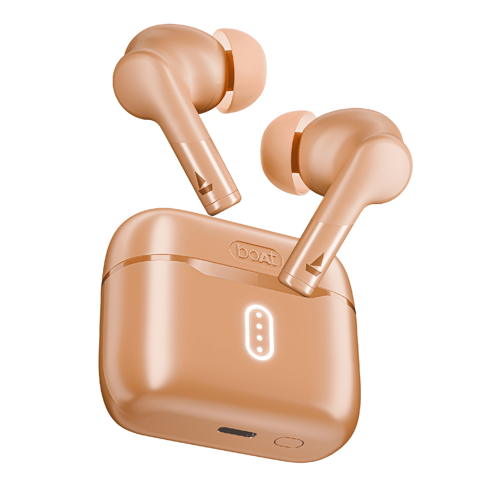 boAt Airdopes 148 Gen 2 TWS Earbuds with Environmental Noise Cancellation (IPX4 Water Resistant, Quad Mics, Orange)