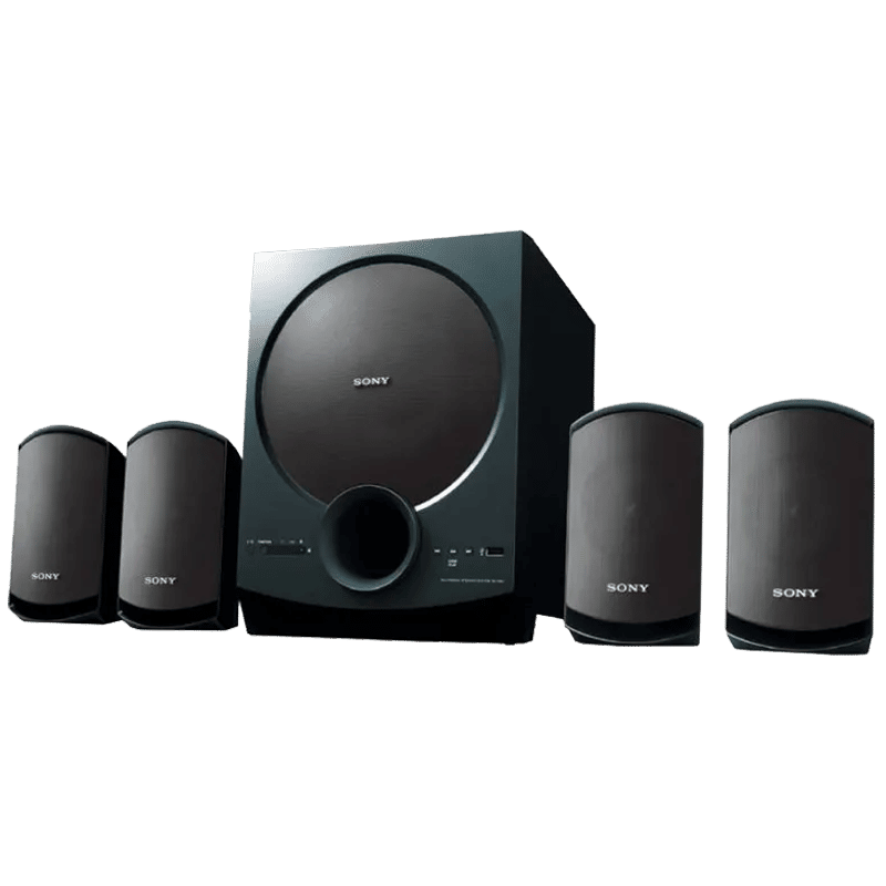 SONY SA-D40 4.1 80W Multimedia Speaker (Surround Sound, 4.1 Channel, Black)