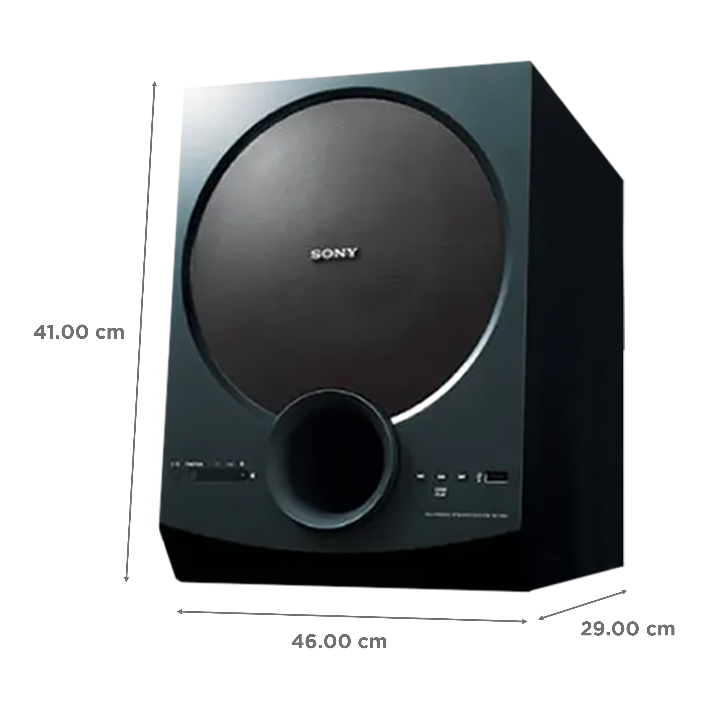 SONY SA-D40 80W Multimedia Speaker (Surround Sound, Channel, Black)