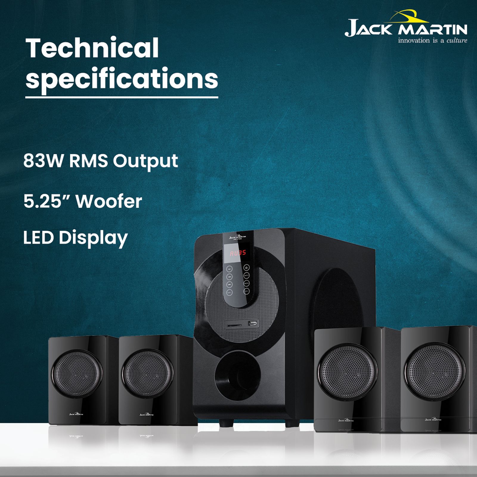 Jack Martin Buy Home Theatre Jack Martin JM 3000 170W Bluetooth