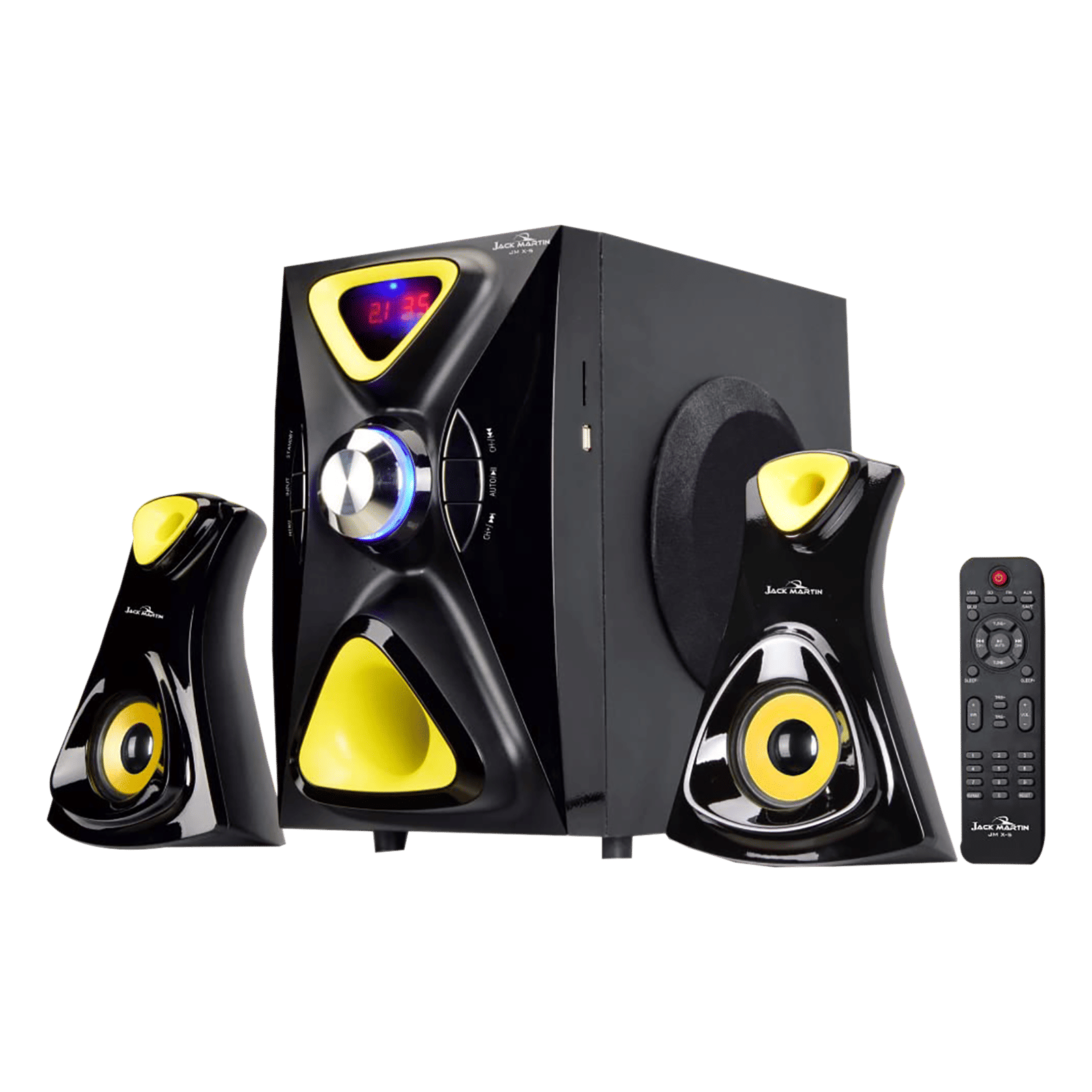 Jack Martin 126W Bluetooth Home Theatre with Remote (Heavy Bass Output,  Channel, Black)