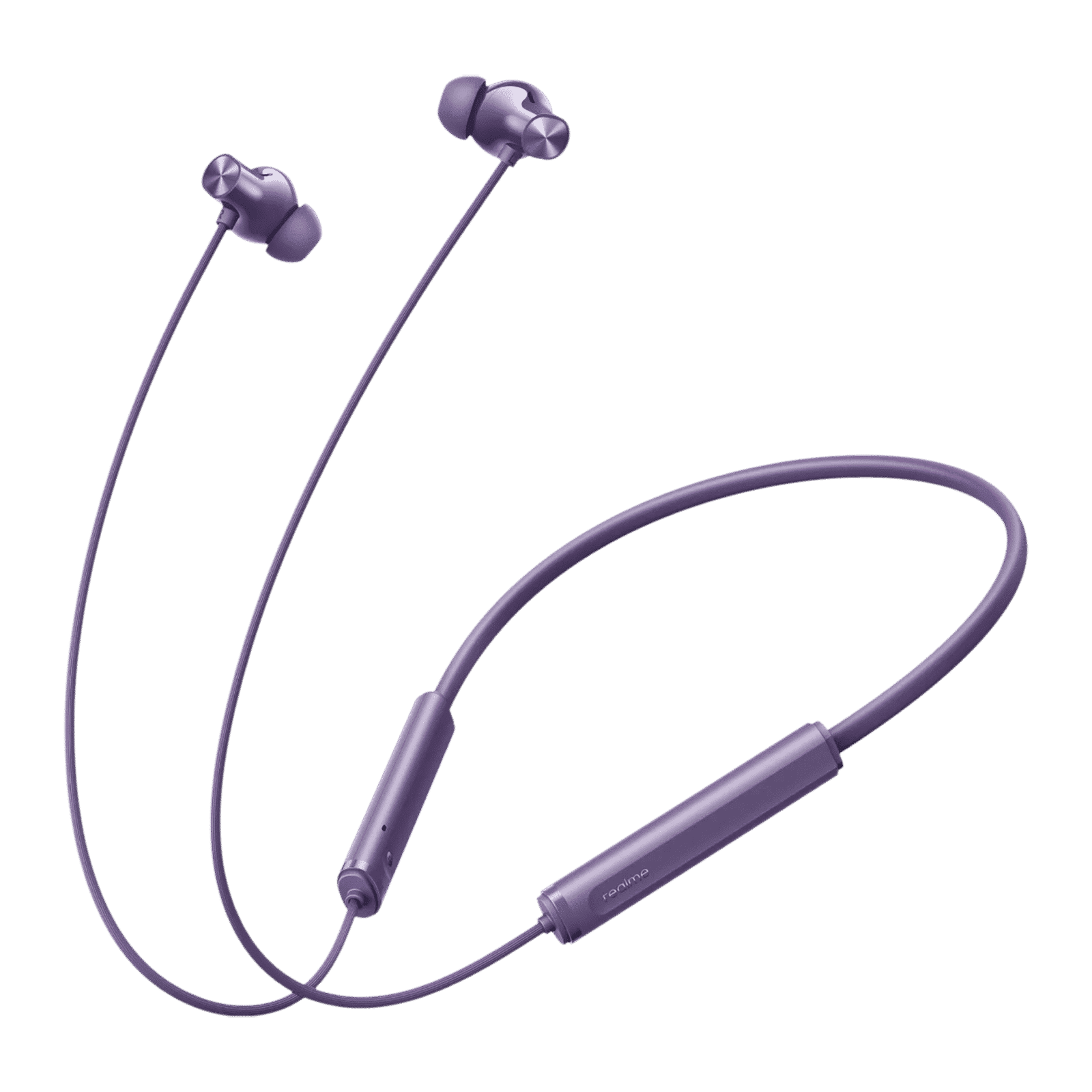 realme Buds Wireless 5 Neckband with Active Noise Cancellation (IP55 Dust & Water Resistant, Smart De-Wind Technology, Twilight Purple)