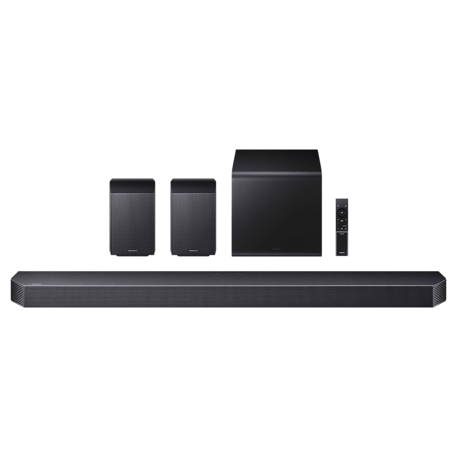 SAMSUNG Q-series 580W Bluetooth Soundbar with Remote (Wireless Dolby Atmos, 9.1.4 Channel, Titan Black)