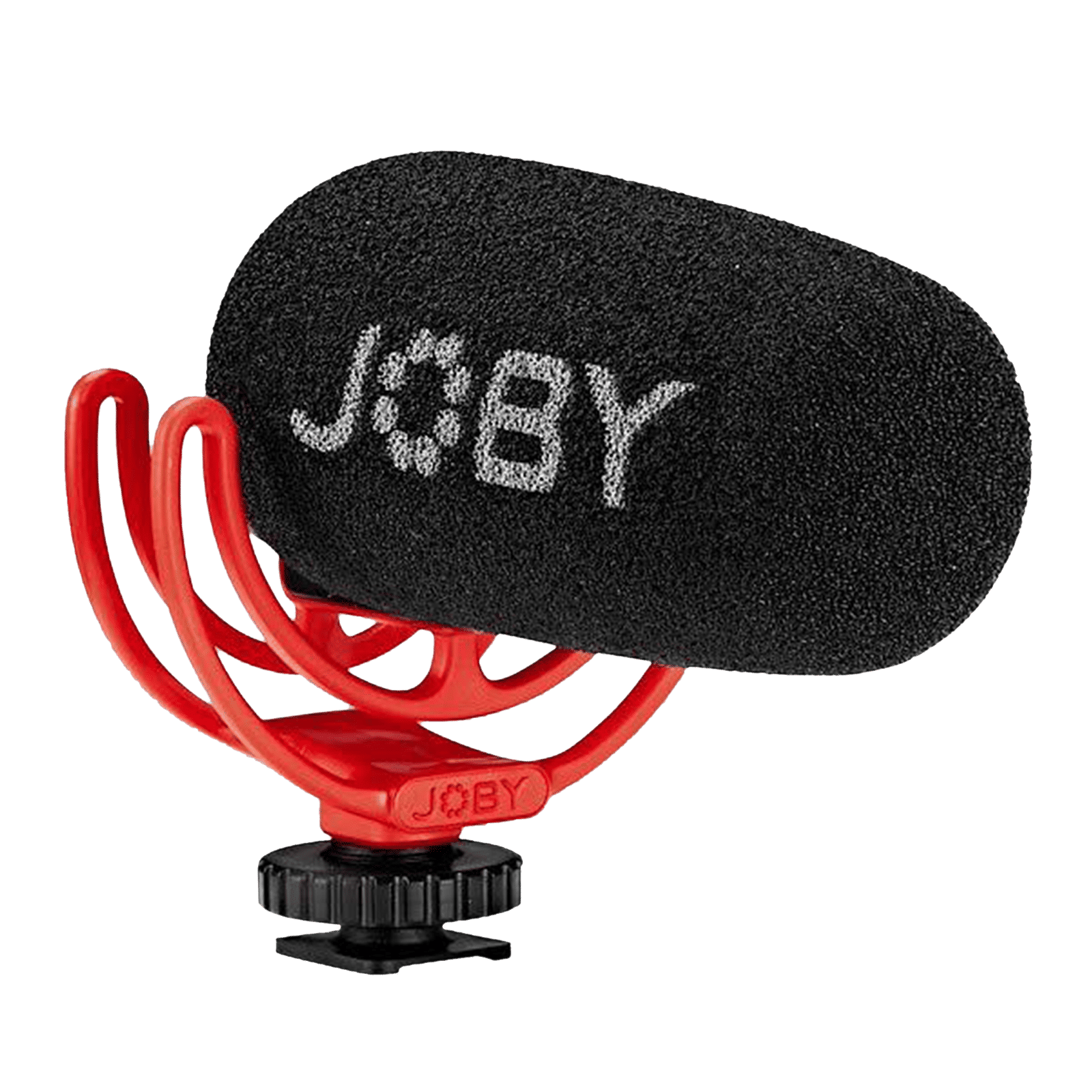 JOBY Wavo 3.5 Jack Wired Microphone with Wide Frequency Response Range (Black & Red)