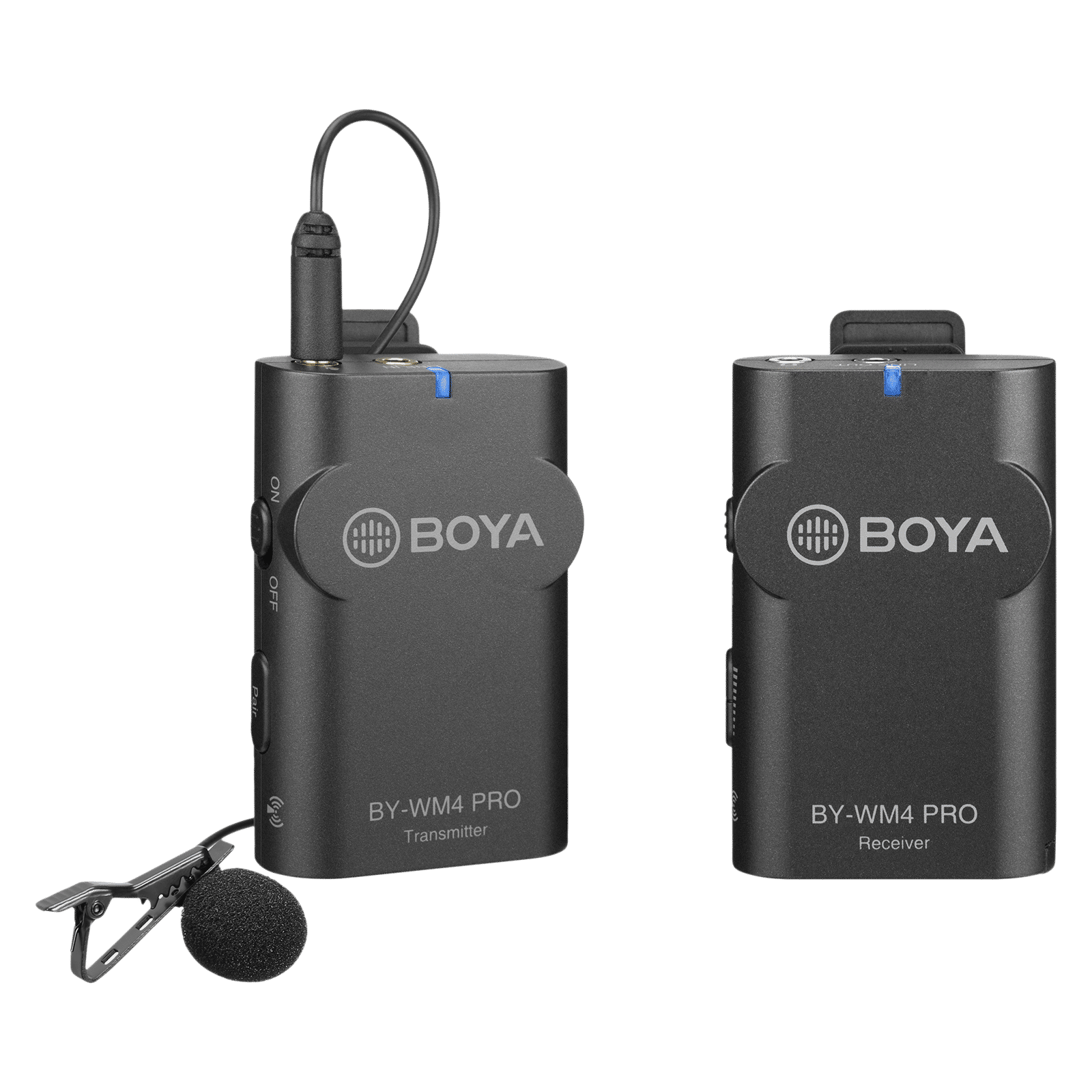 Boya Pro 3.5 Jack Wireless Microphone with Compact Dual-Channel (Black)