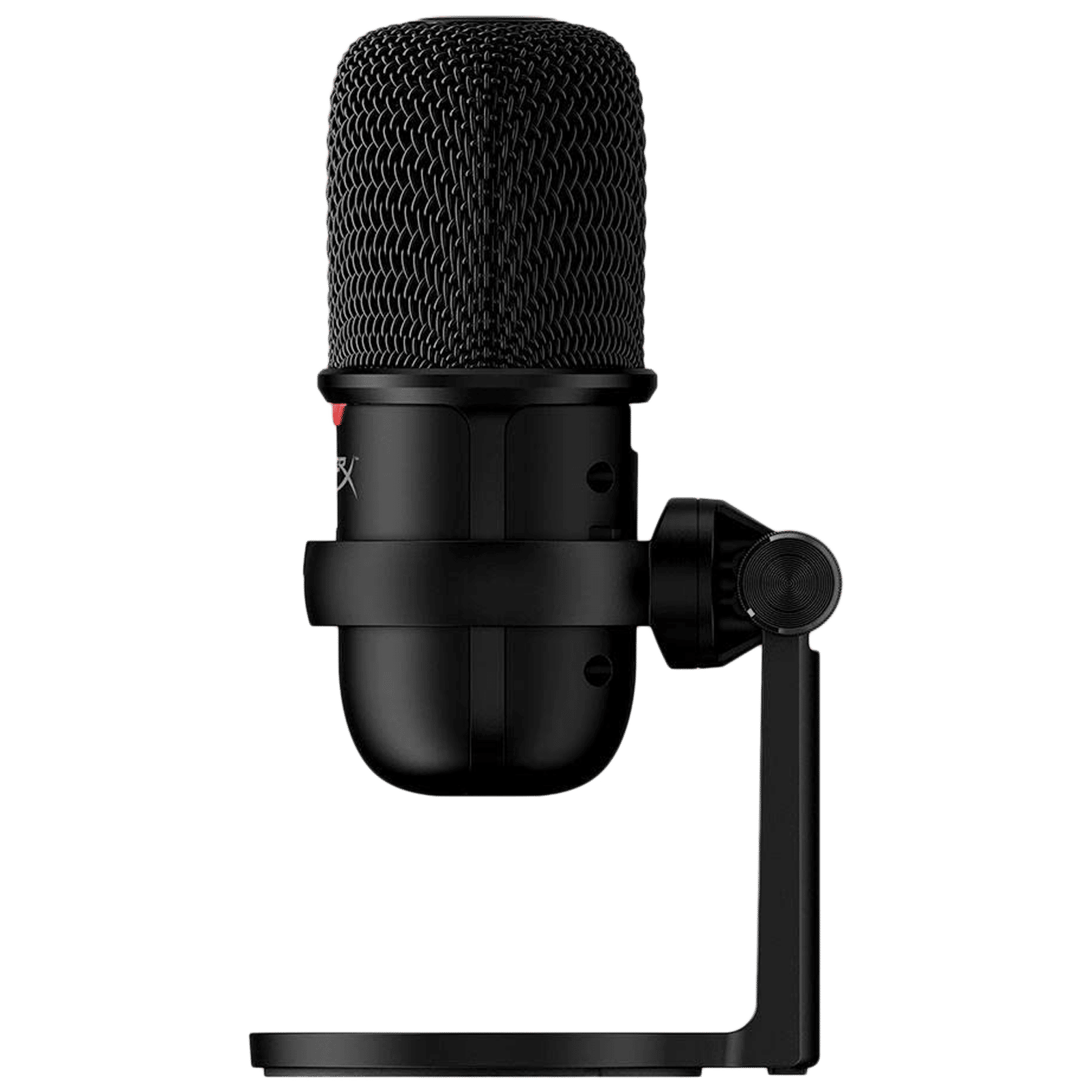 HyperX SoloCast USB Type C Wired Microphone with Plug Play Audio (Black)