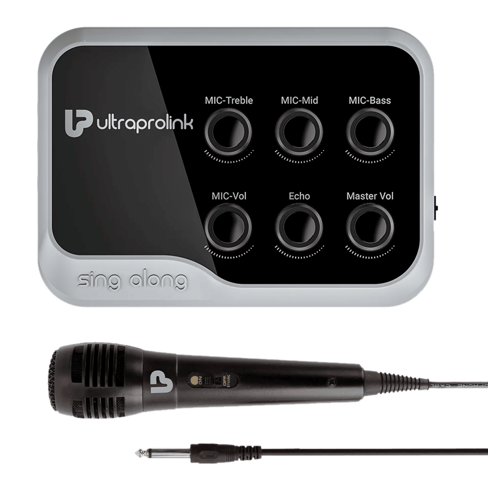 ultraprolink Wireless Karaoke Mixer with Dynamic Microphone (Black)