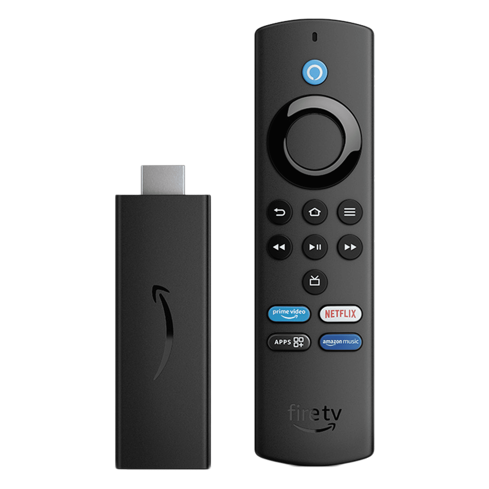 Amazon Fire TV Stick Lite Full HD Streaming Device with Alexa Voice Search (Dolby Atmos, HDR10+, Dual-Antenna Wi-Fi, Black)