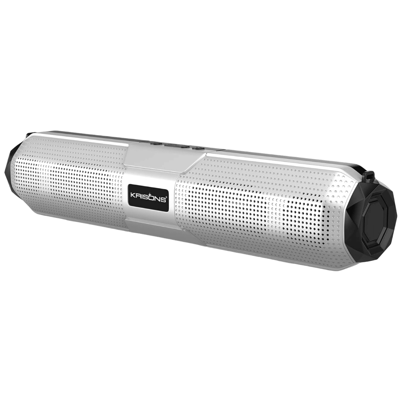 Krisons WonderBar 20W Bluetooth Soundbar (Deep Bass Audio, 5.0 Channel, Silver)