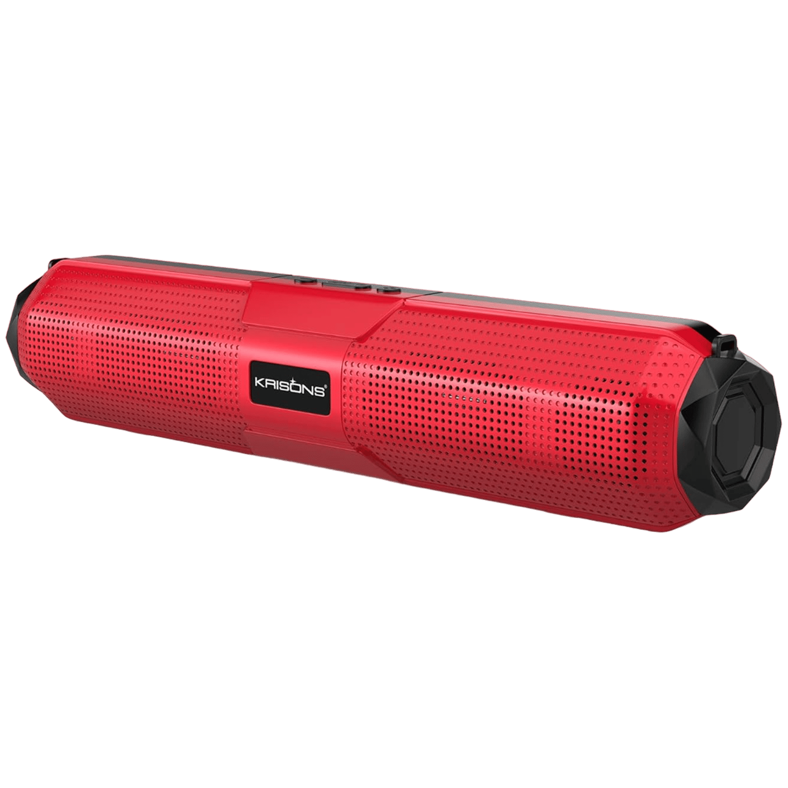 Krisons WonderBar 20W Bluetooth Soundbar (Deep Bass Audio, 5.0 Channel, Red)
