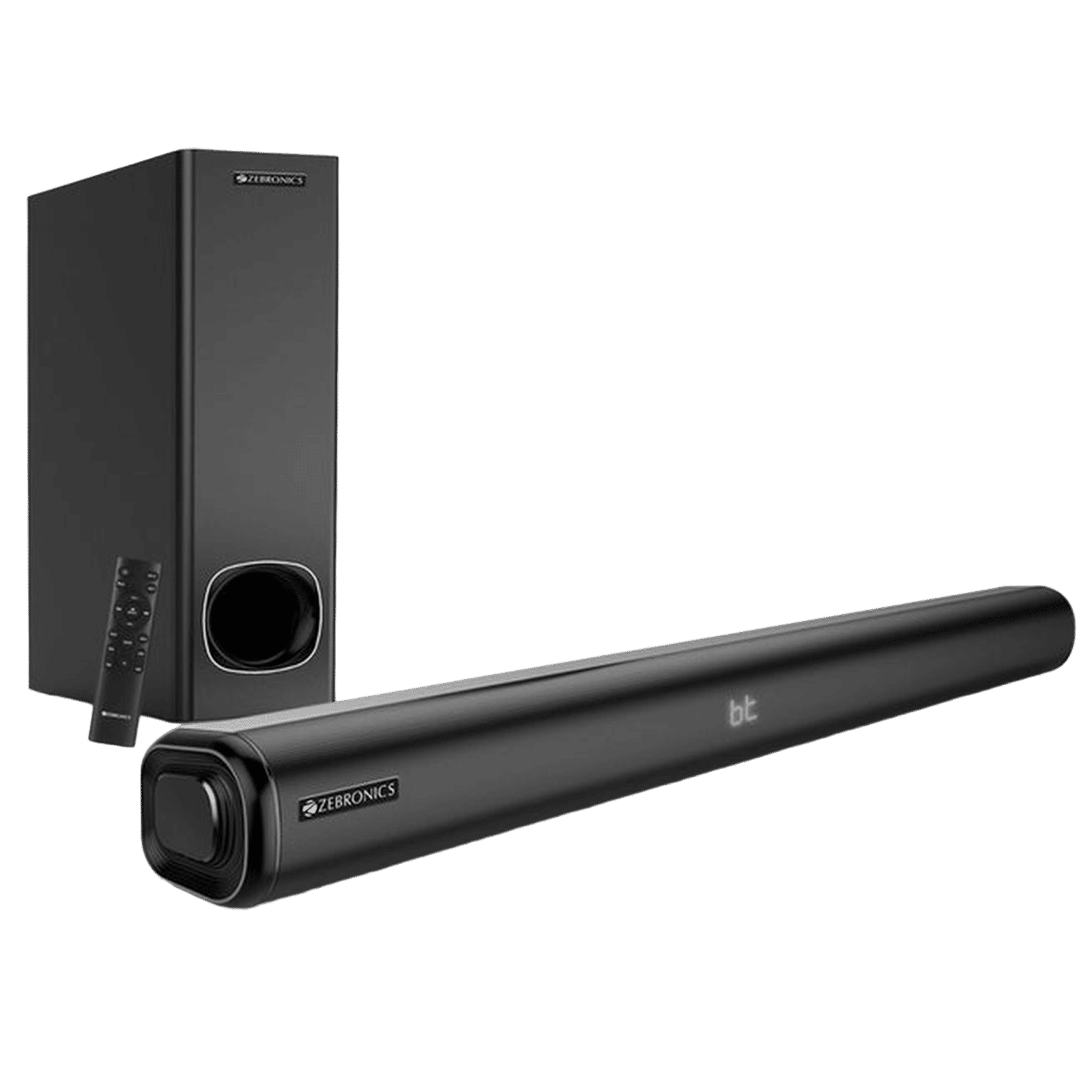 ZEBRONICS Zeb Juke bar 600 200W Bluetooth Soundbar with Remote (2.1 Channel, Black)