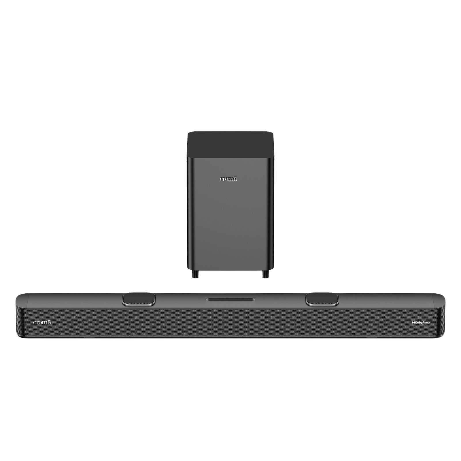 Croma 240W Bluetooth Soundbar with Remote Control (Dolby Atmos, 2.1.2 Channel, Premium Black)