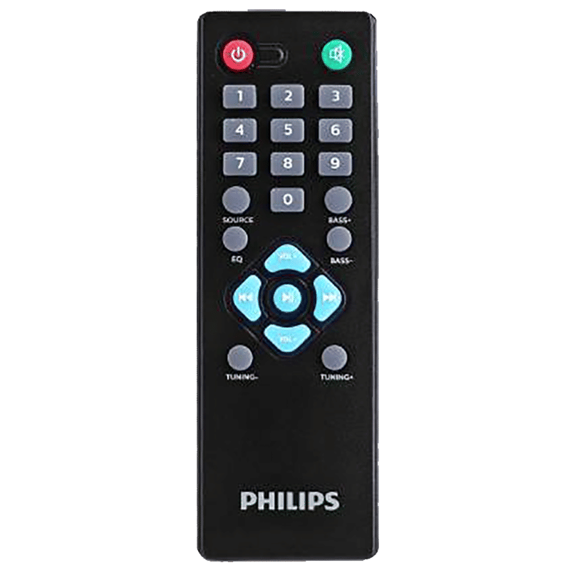 PHILIPS 120W Multimedia Speaker (Surround Sound, Channel, Black)