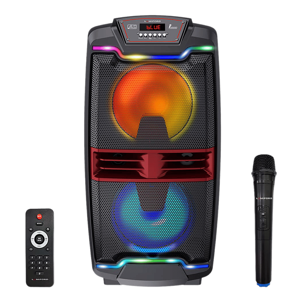 LUMIFORD 50 Watts Party Speaker (Recording Support, LFTS001, Black)