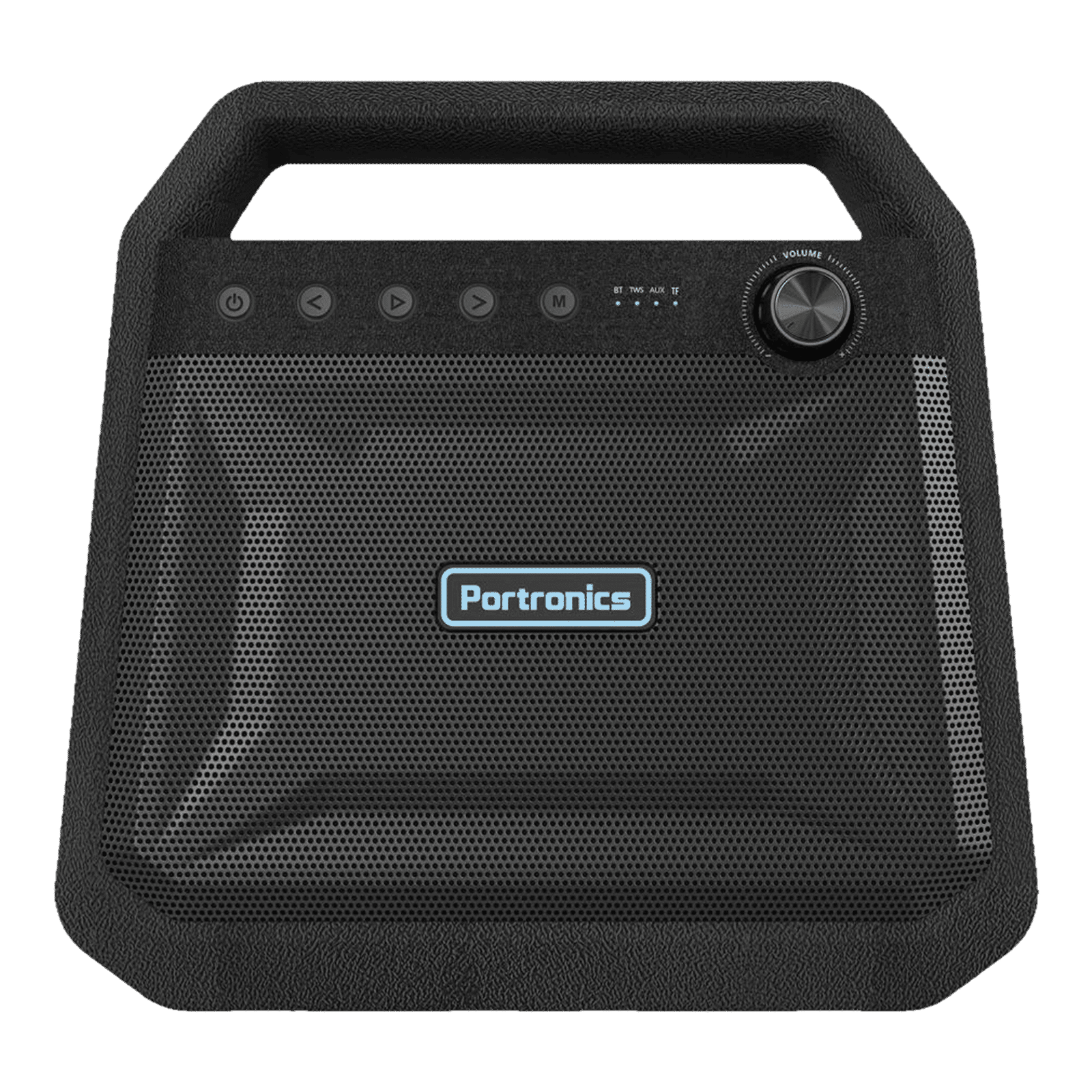 PORTRONICS Roar 24W Portable Bluetooth Speaker (7 Hours Playtime, Black)