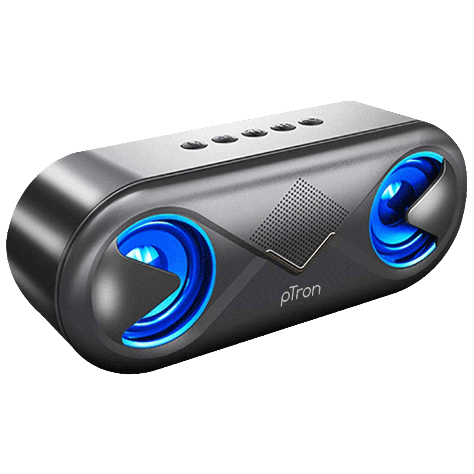 pTron Fusion 10W Portable Bluetooth Speaker (10 Hours Playtime, Black)