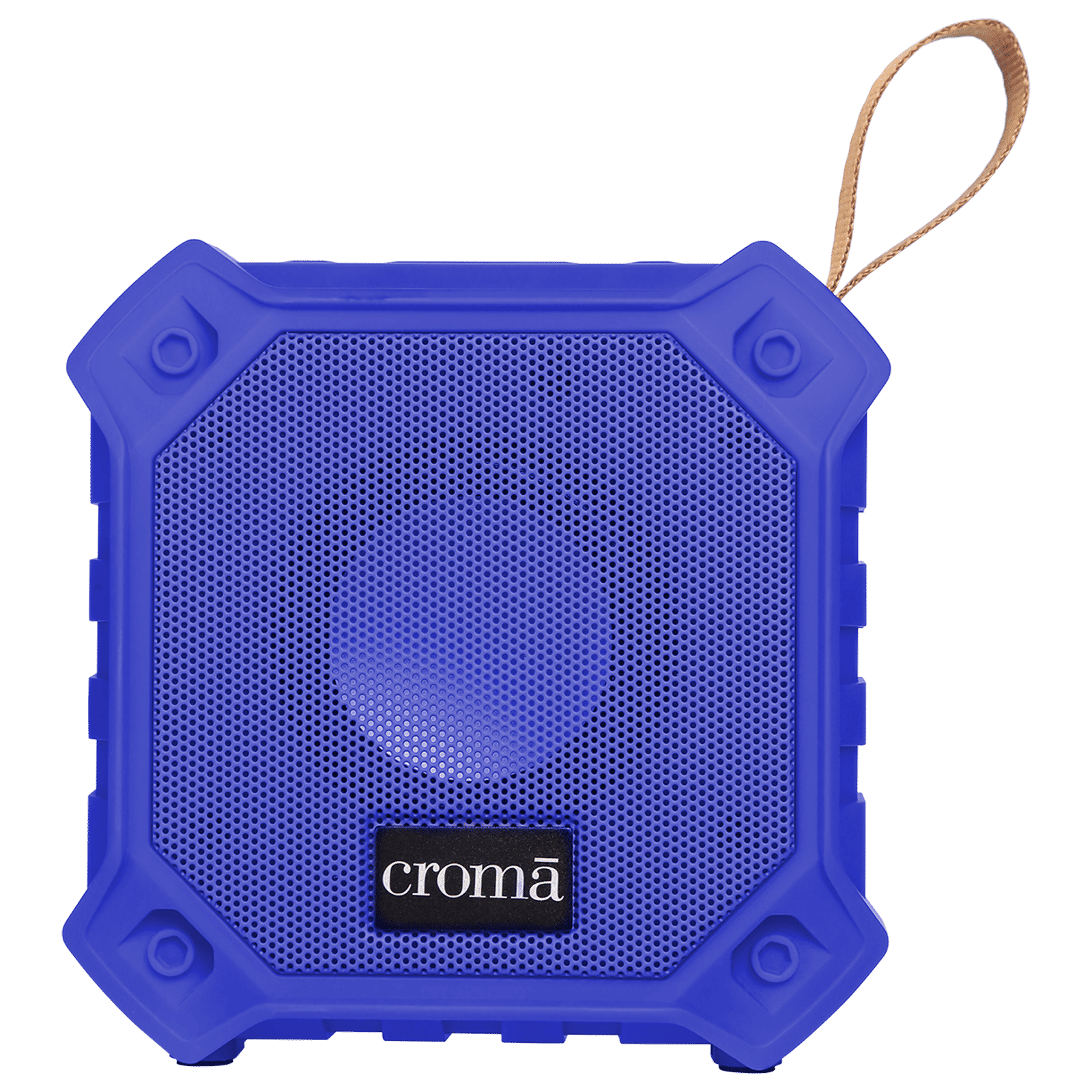 Croma 5W Portable Bluetooth Speaker (IPX7 Water Resistant, Built-in Mic, Stereo Channel, Blue)