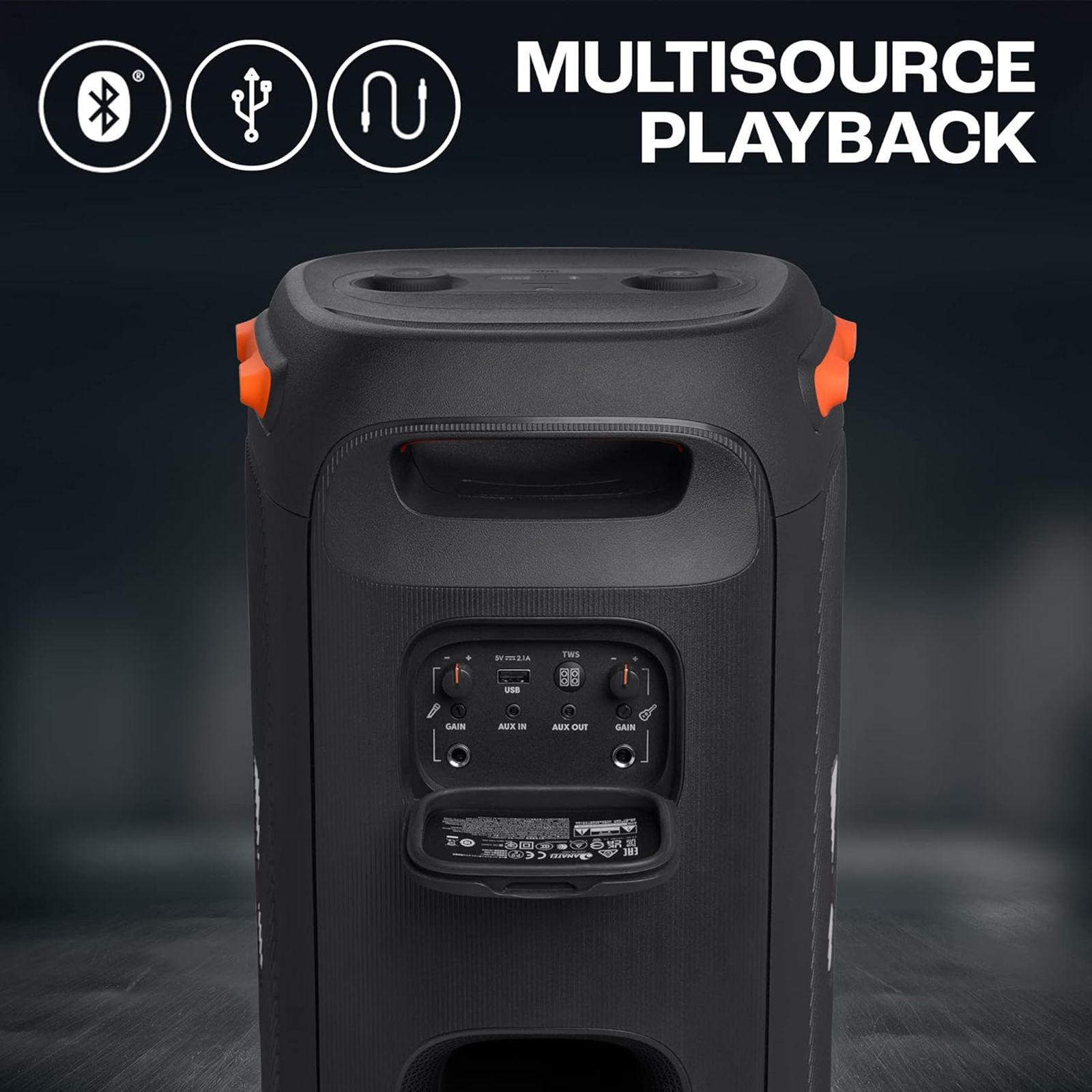Buy JBL PartyBox 110 160W Bluetooth Party Speaker (Waterproof, 2.1 Channel,  Black) Online – Croma