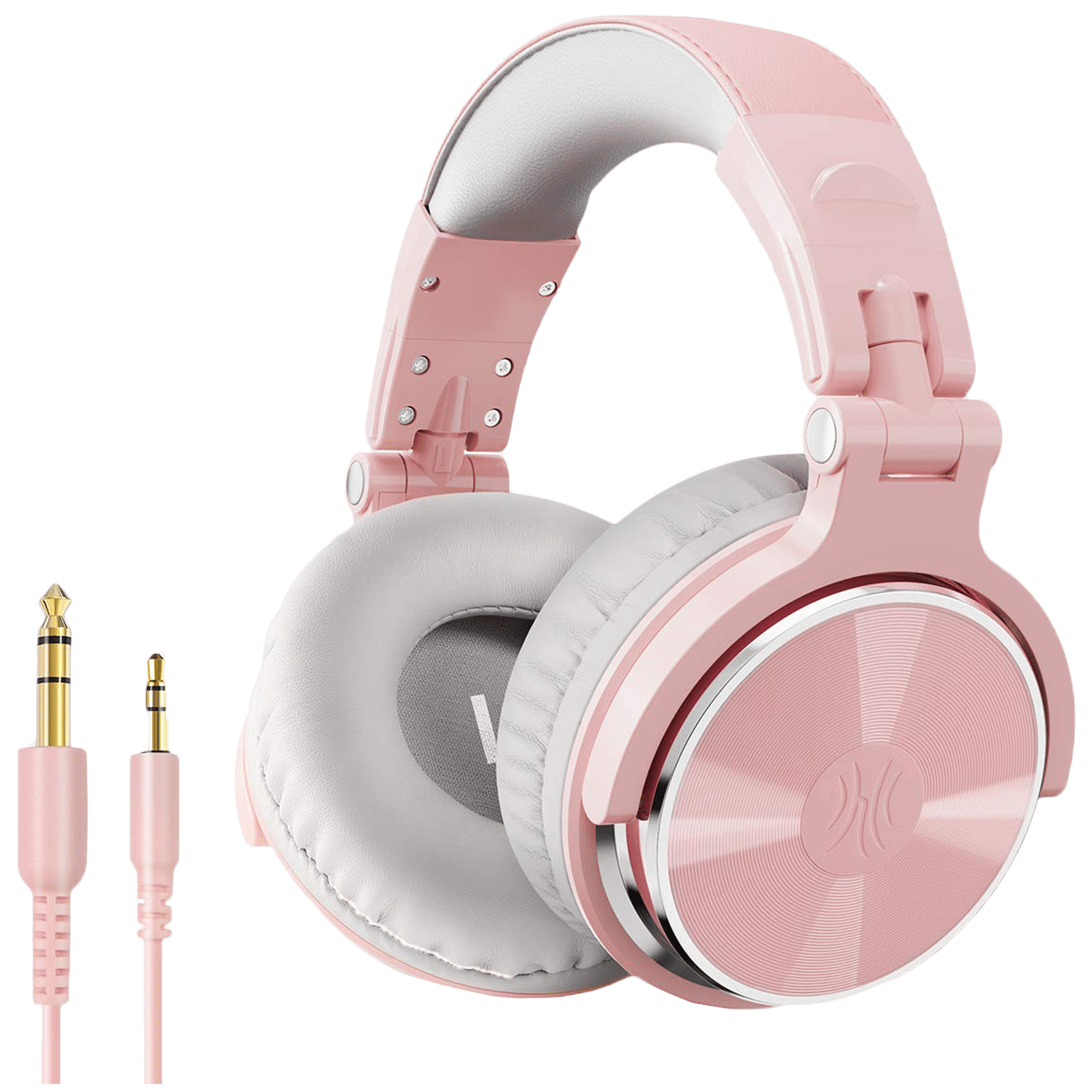 OneOdio Pro 10 PRO10WDPK Wired Headphone with Mic (On Ear, Pink)