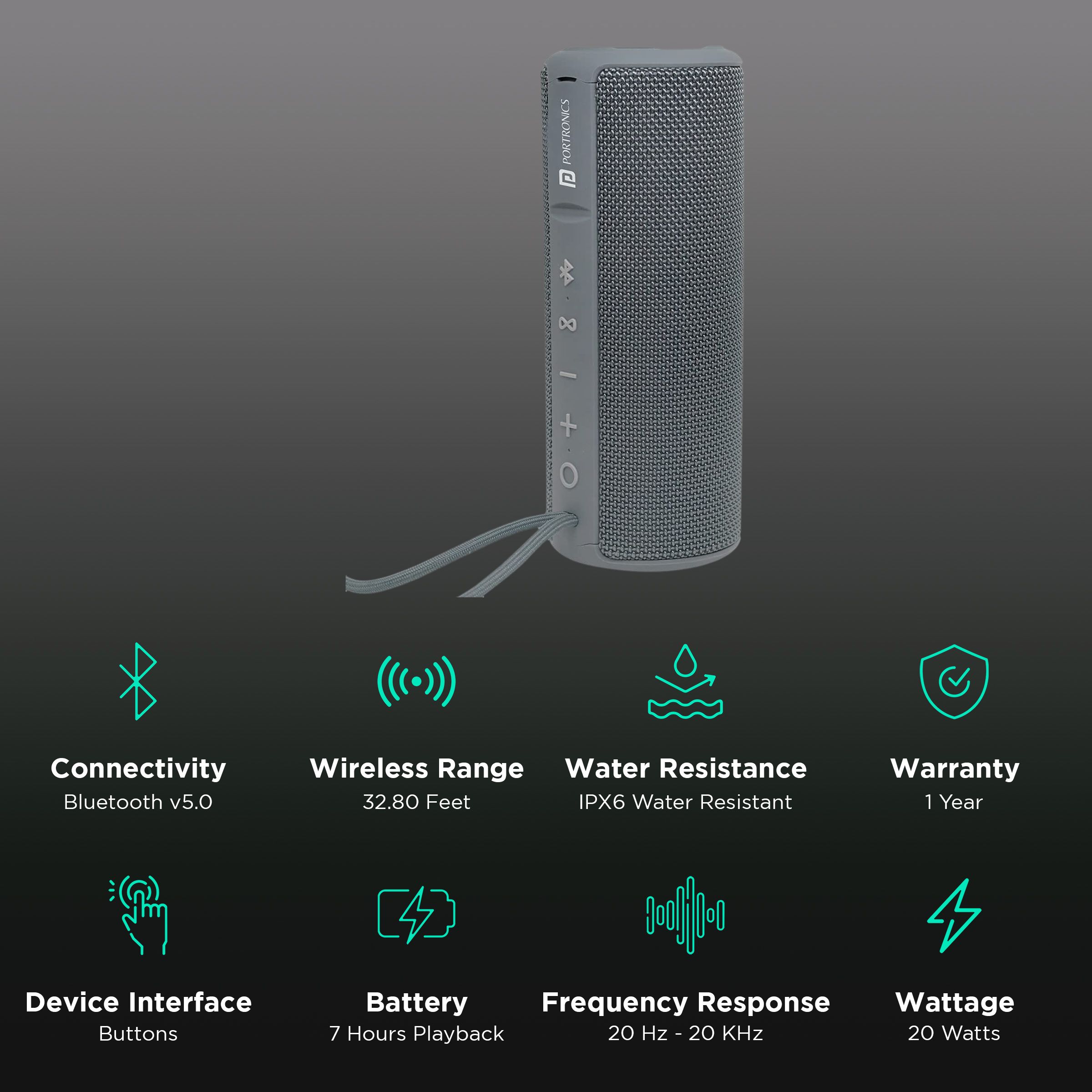 Portronics Breeze Plus - BT Portable Speaker