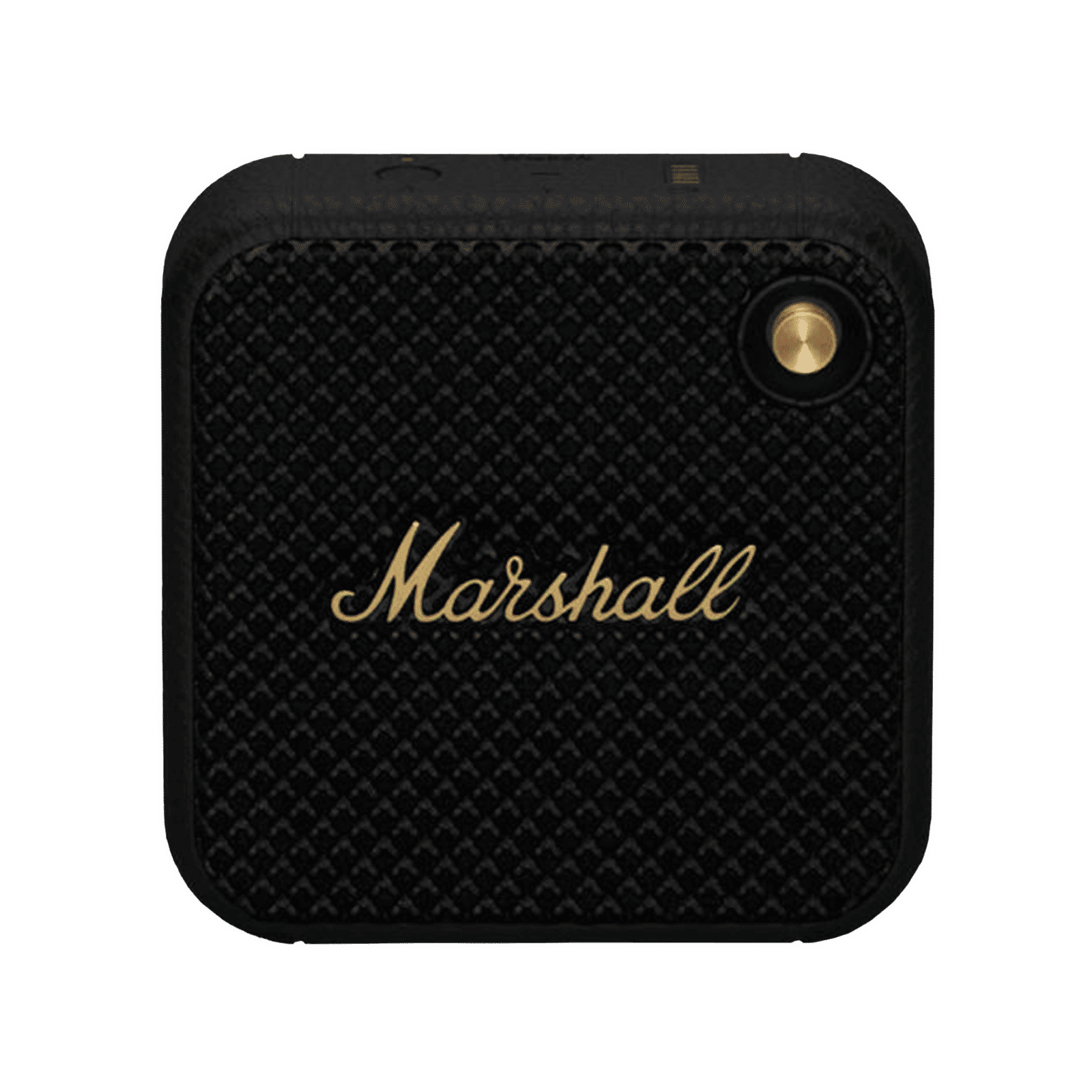 Marshall Willen 10W Portable Bluetooth Speaker (IP67 Water & Dust Resistant, 15 Hours of Playback Time, Mono Channel, Black & Brass)