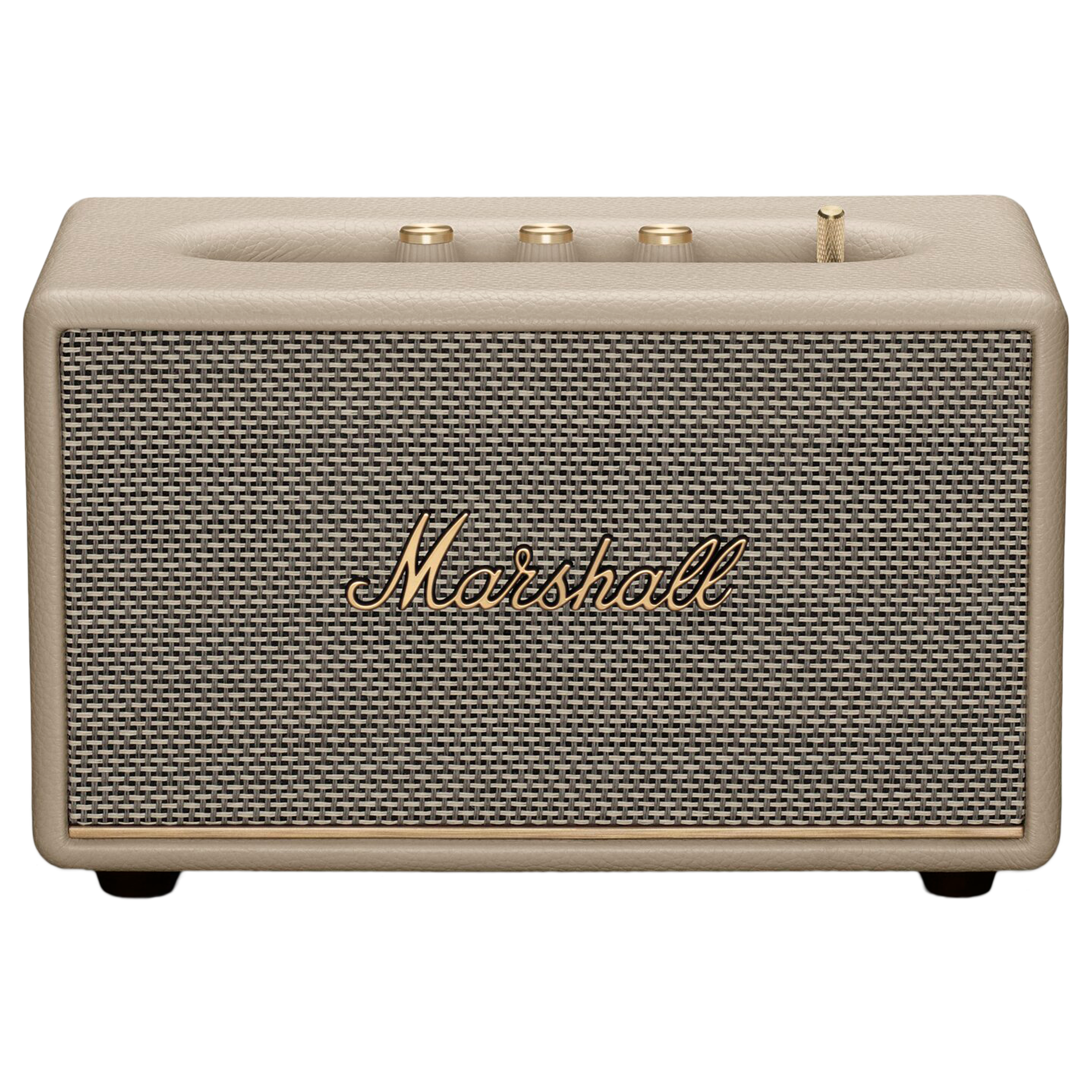 Marshall Acton III 60W Portable Bluetooth Speaker (Bass Reflex, Stereo Channel, Cream)