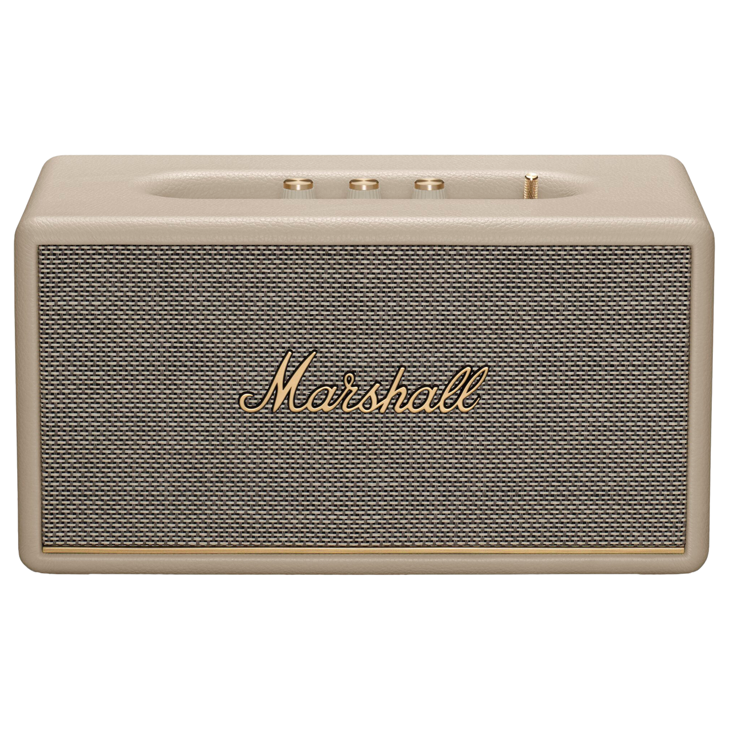 Marshall Stanmore III 80W Portable Bluetooth Speaker (Home-filling Signature Sound, Stereo Channel, Cream)