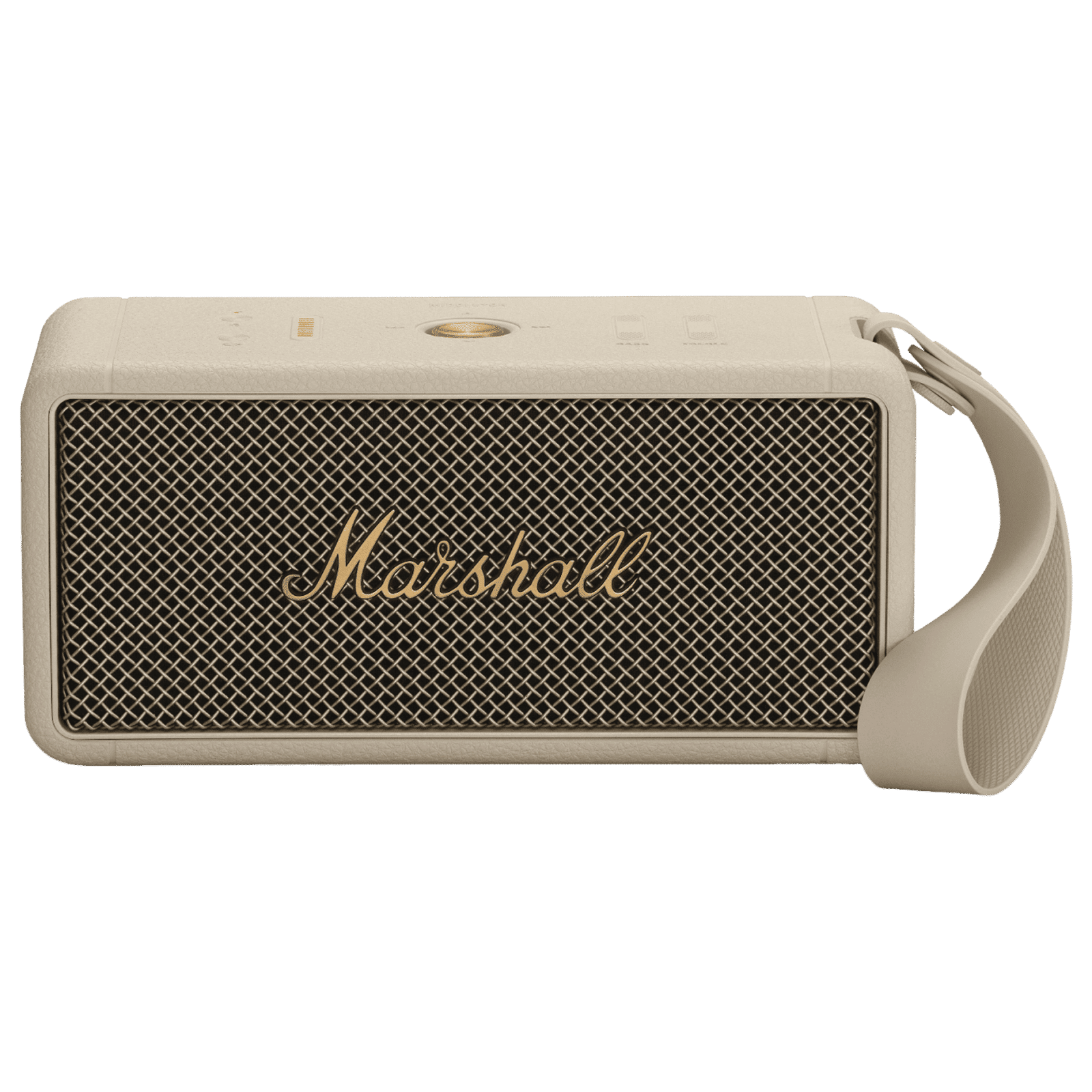 Marshall Middleton Portable Bluetooth Speaker (IP67 Water Resistant, 20 Plus Hours Playtime, Stereo Channel, Cream)