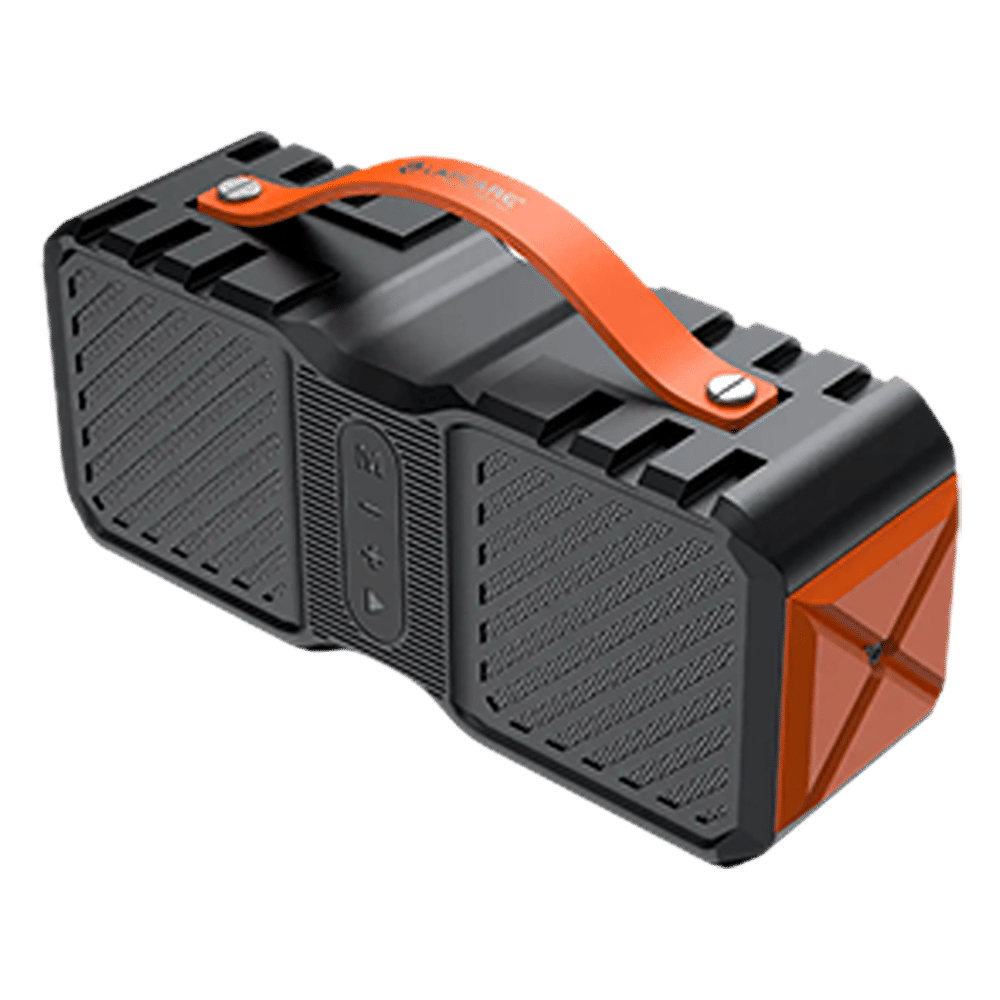 LAPCARE Storm 14W Portable Bluetooth Speaker (IPX5 Waterproof, Handsfree Calls, Stereo Channel, Black)