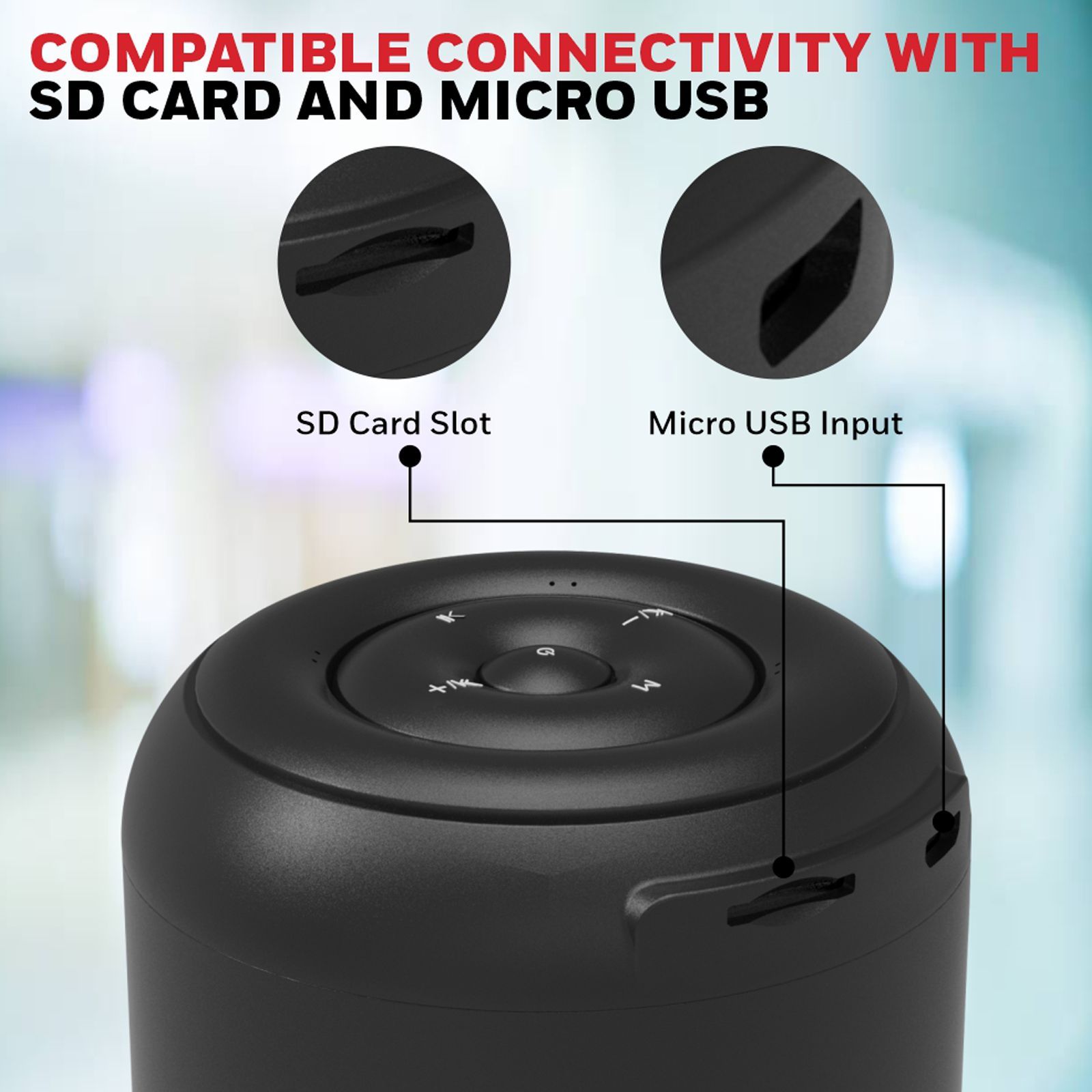 Wireless Bluetooth Speakers Mini Speaker With Sd Card Slot Cute