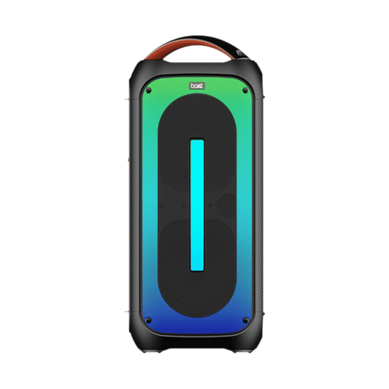boAt Party Pal 320 120W Portable Bluetooth Speaker (Treble EQ Modes, 1.0 Channel, Premium Black)