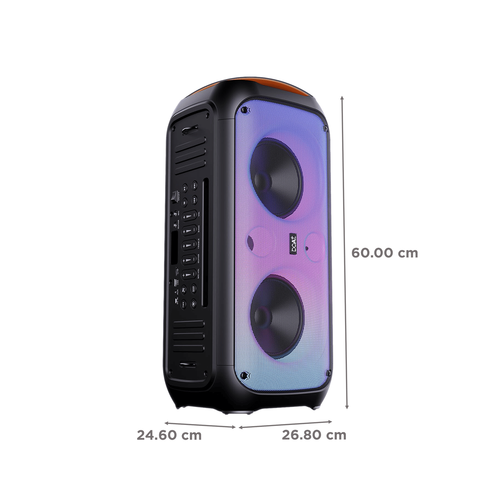 Buy boAt Party Pal 300 120W Bluetooth Party Speaker with Mic (Bass