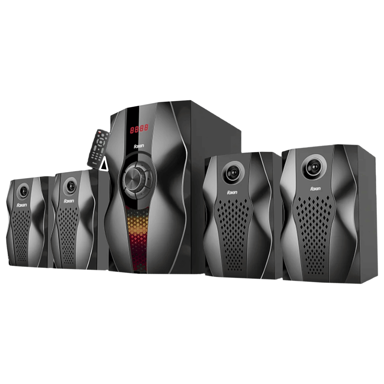 foxin FMS 5450 95W Multimedia Speaker (Dual Connectivity, 4.1 Channel, Black)