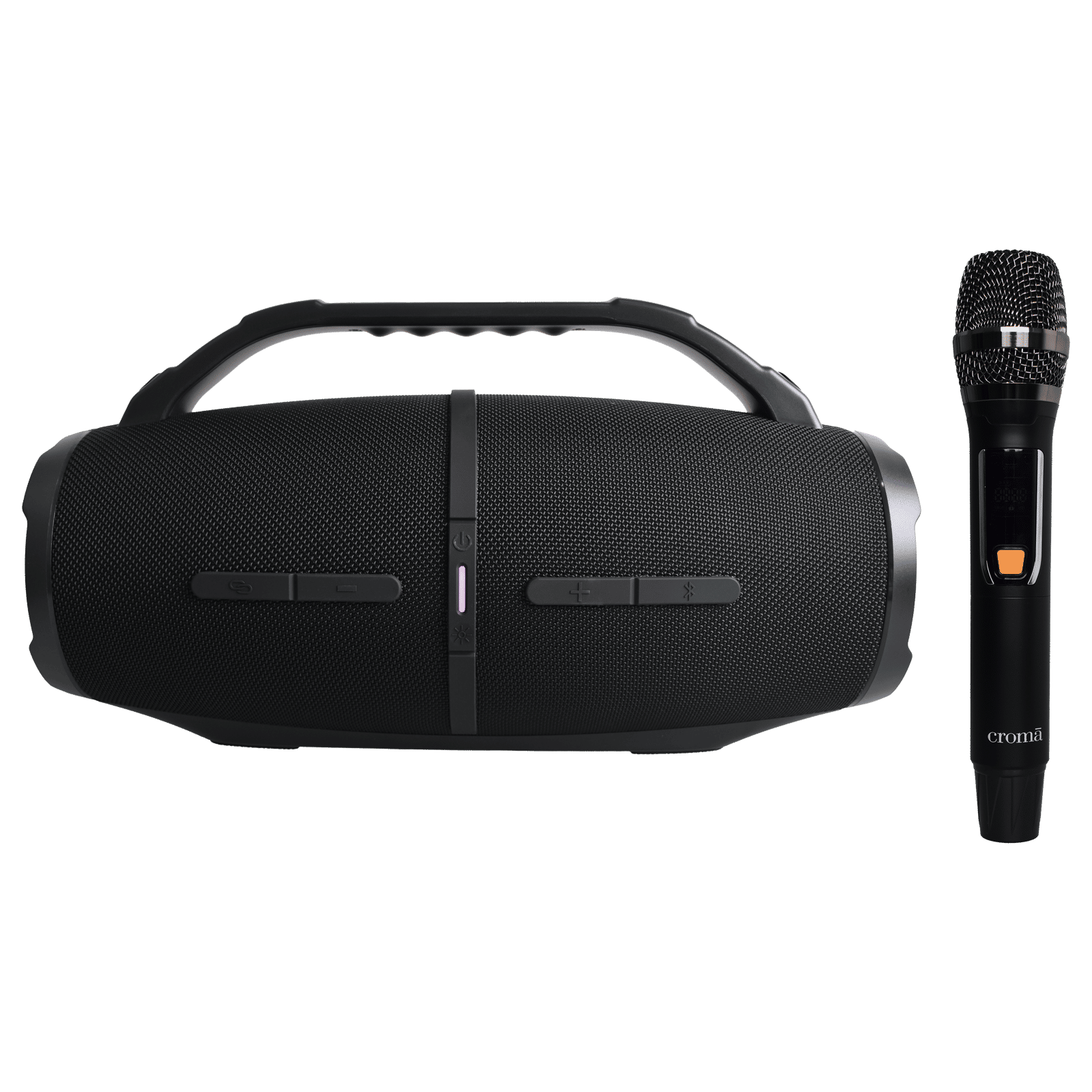 Croma 60W RMS Boombox with Portable Handle (IP67 Water Resistant, 5H Playback, 2.0 Channel, Black)