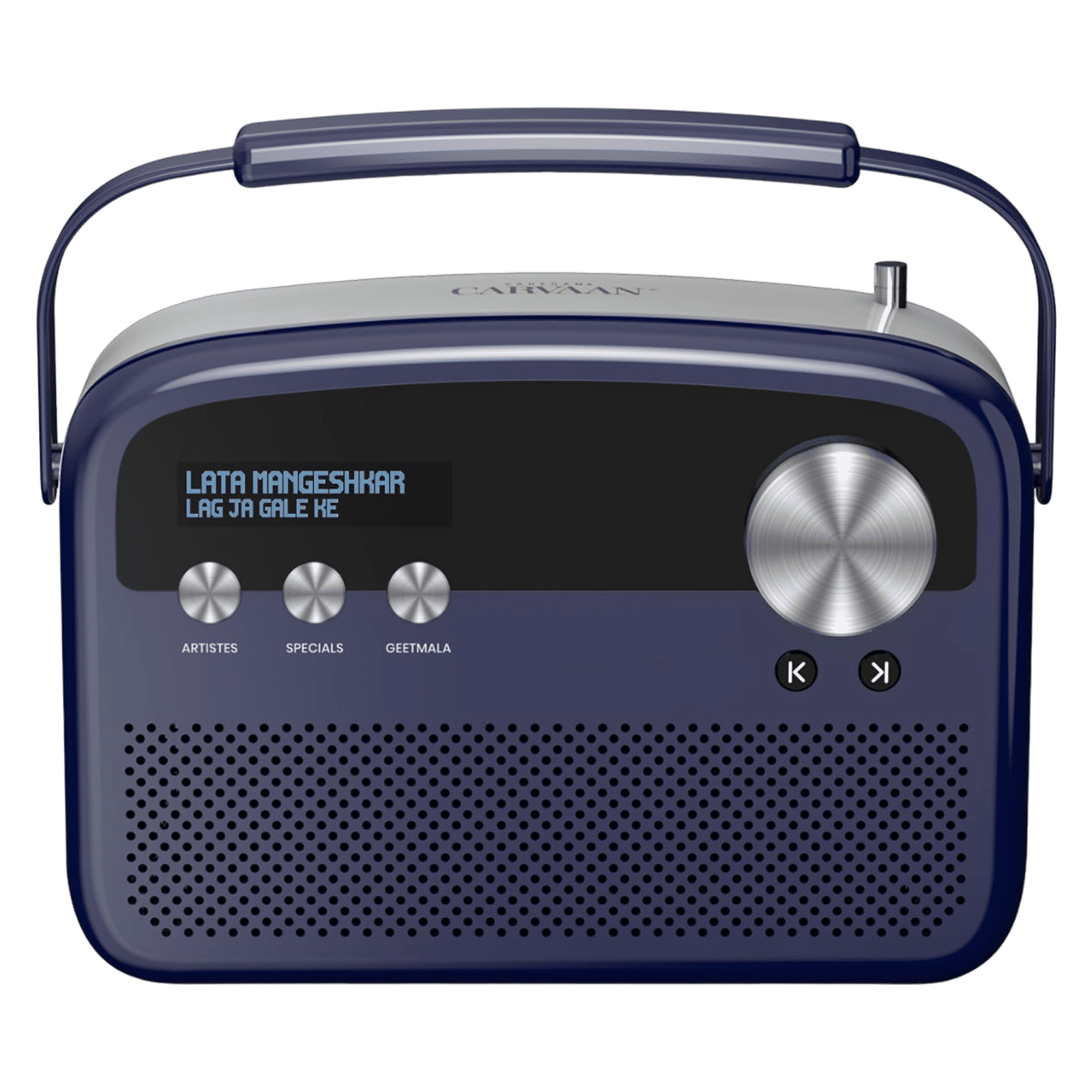 SAREGAMA Carvaan Lite 20 Watts Portable Bluetooth Speaker(5 Hours Playtime, SCL 190, Royal Blue)-image-3
