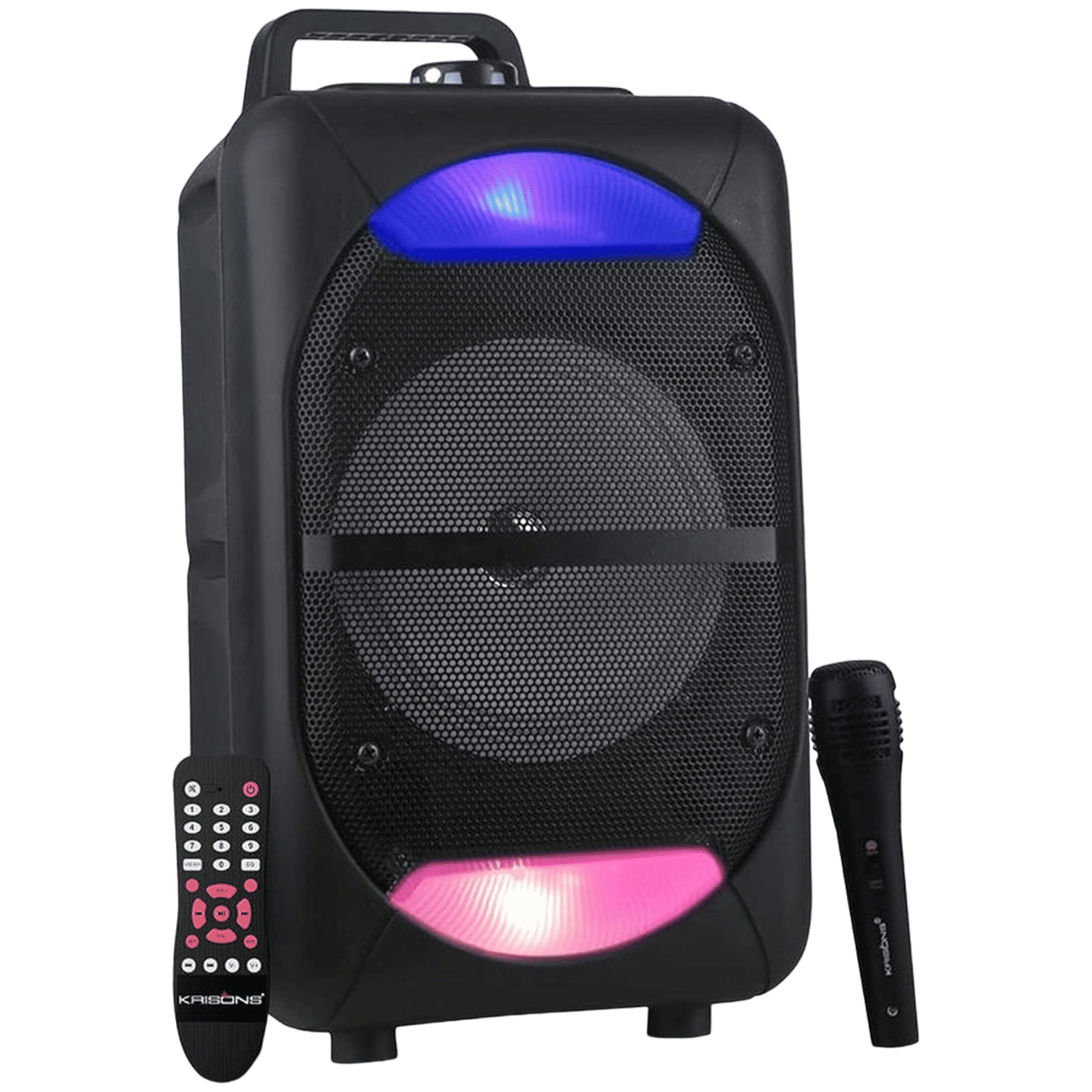 Krisons Beatz 30W Bluetooth Party Speaker with Mic (High Bass, 1.0 Channel, Black)
