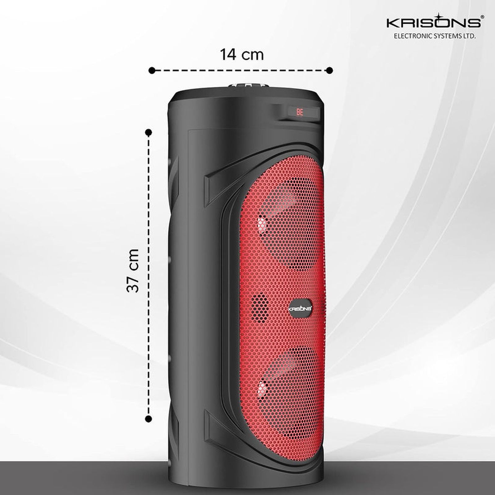 Buy KRISONS Redstar 40W Bluetooth Party Speaker with Mic (Double