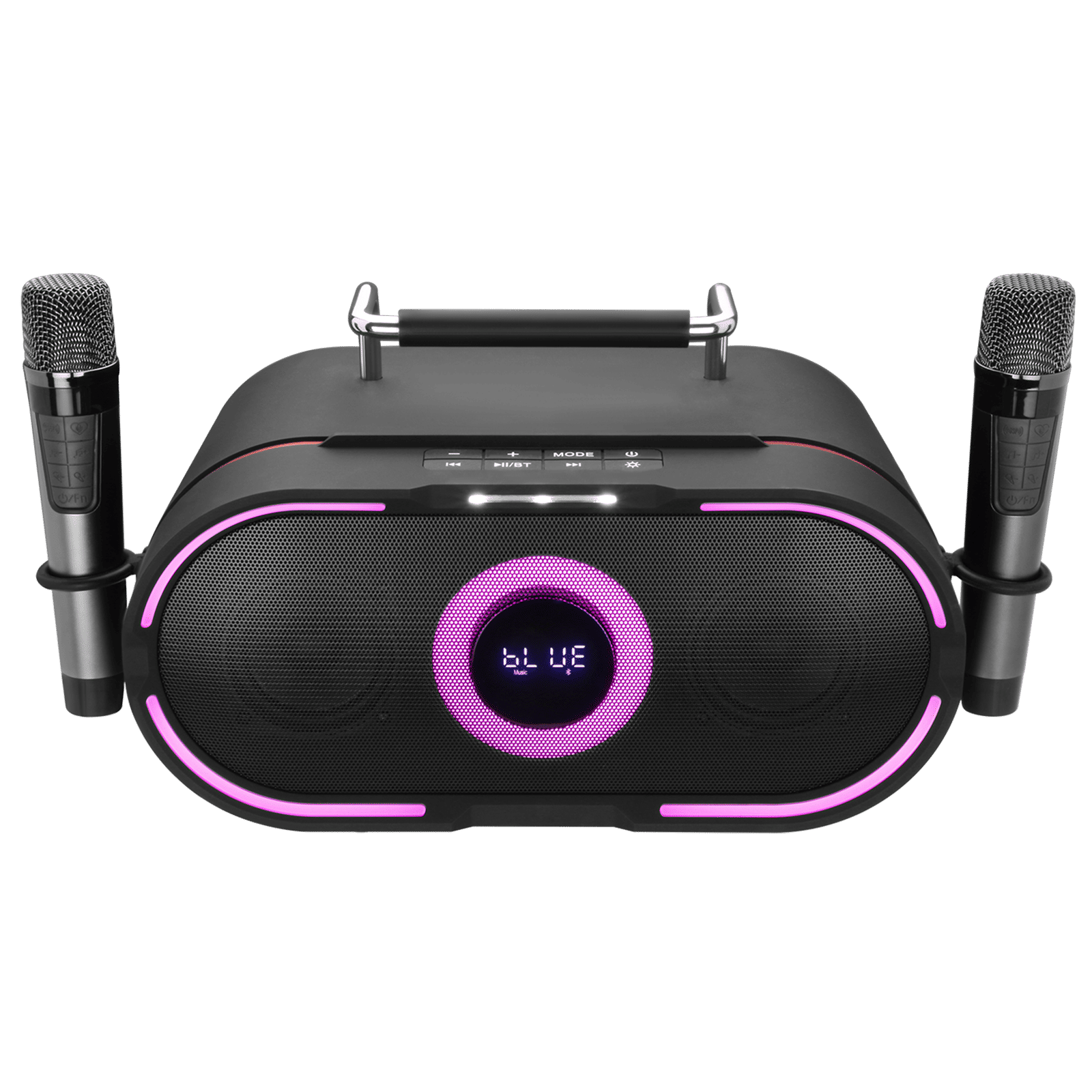 Croma 100W RMS Bluetooth Speaker (Echo Adjustment, LED Modes,  Channel, Black)